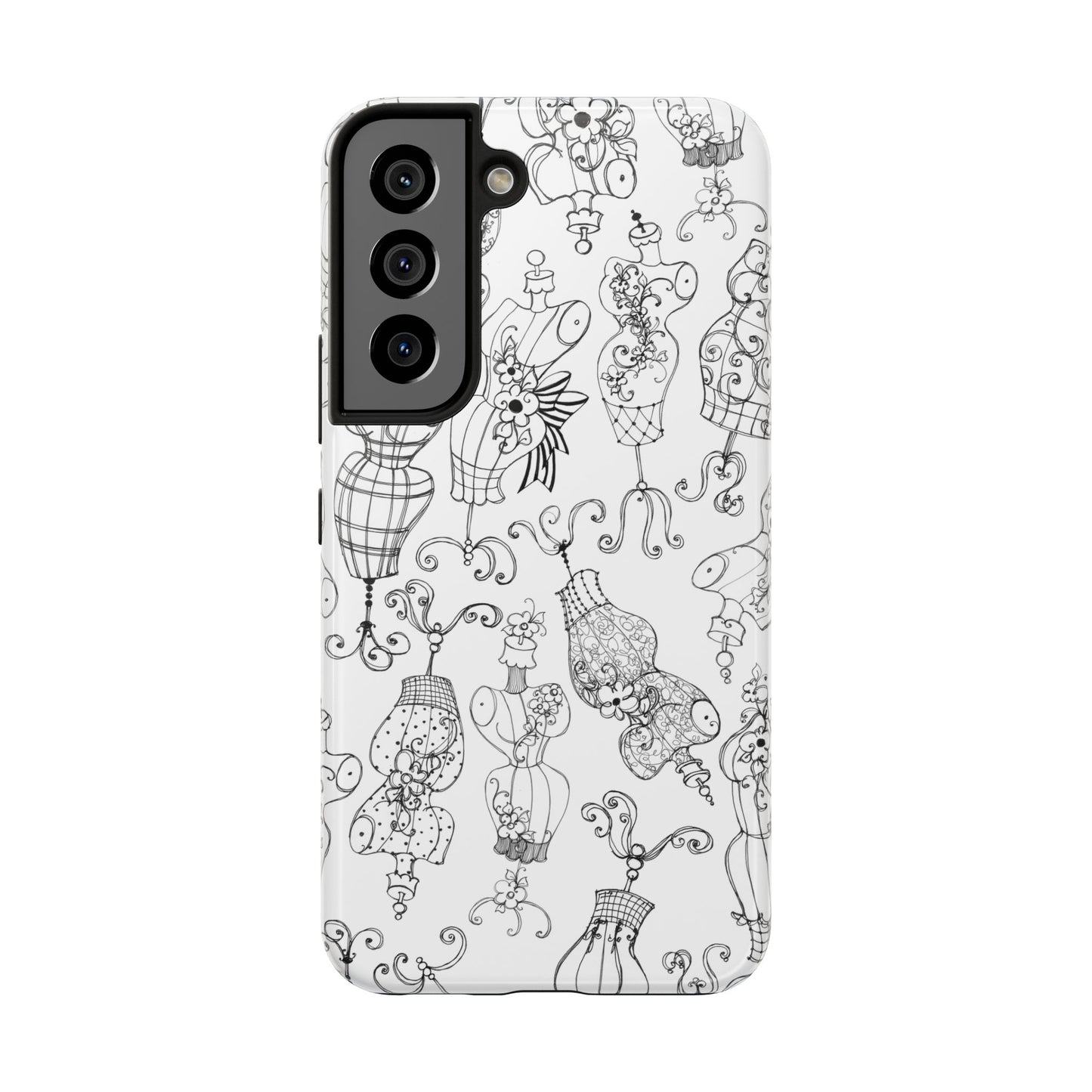 Mannequinique White / Black Phone Case
