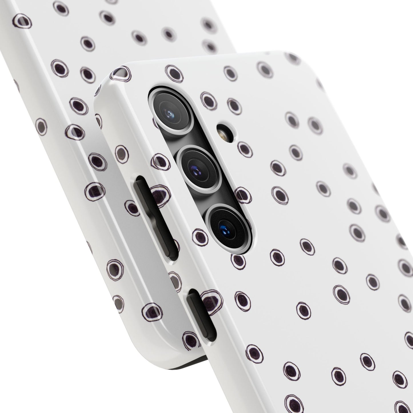 Halo Dots White Phone Case
