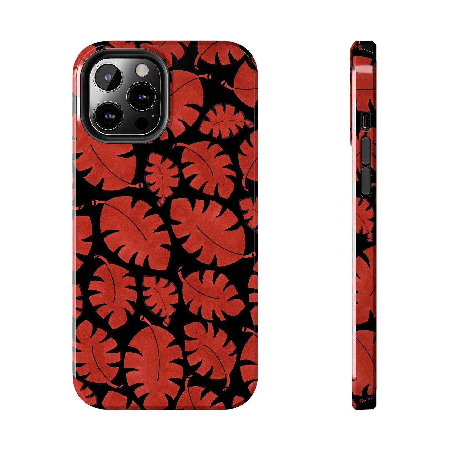 Red Bananas Black Phone Case