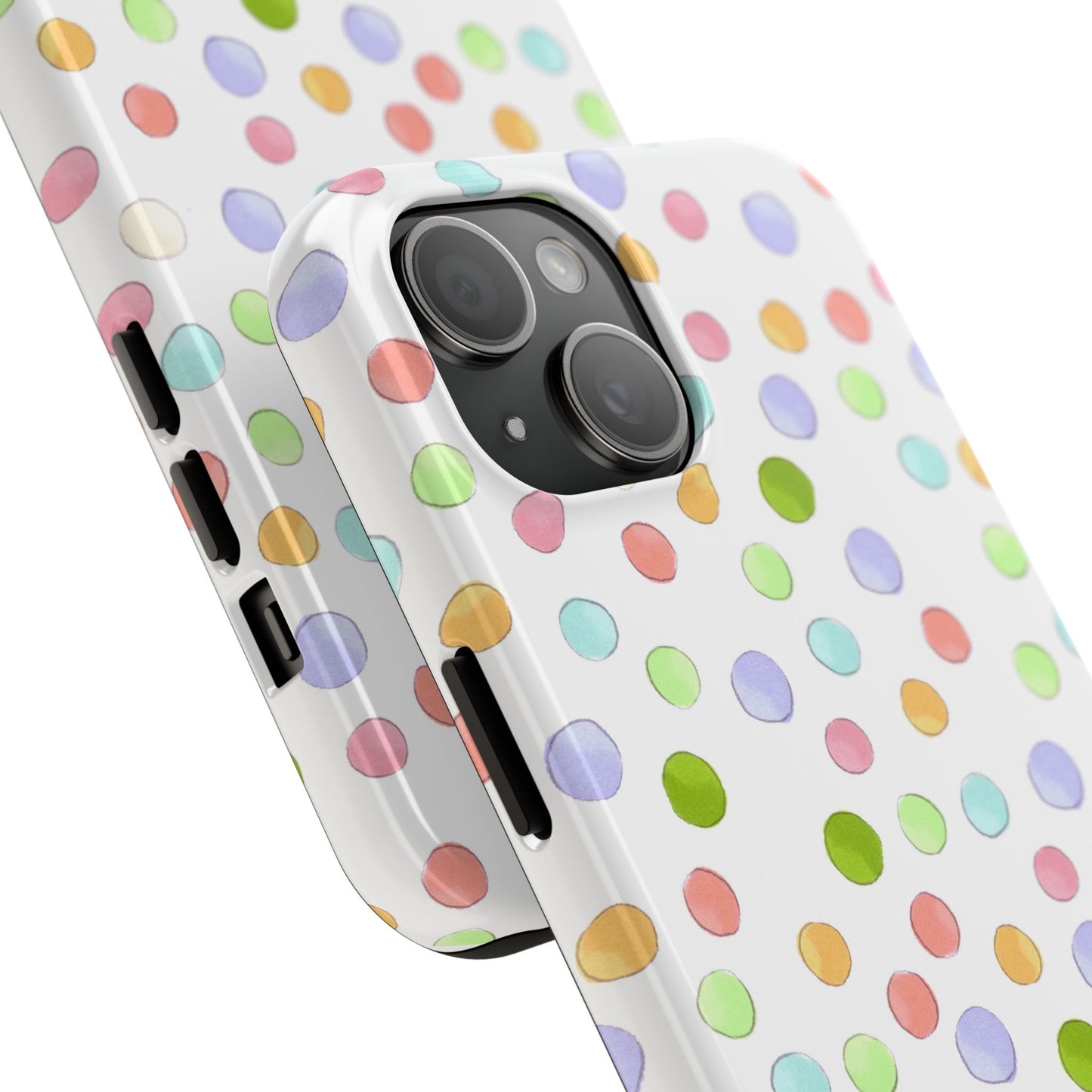 Happy Dots White Phone Case