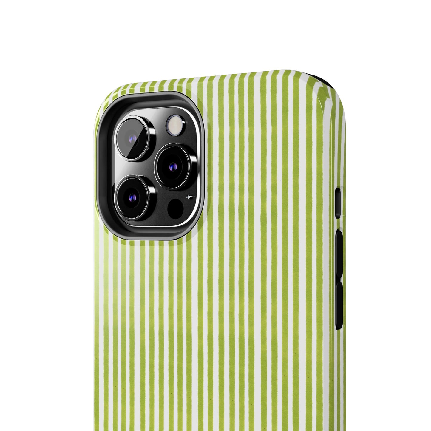 Lazy Stripe Lime Phone Case
