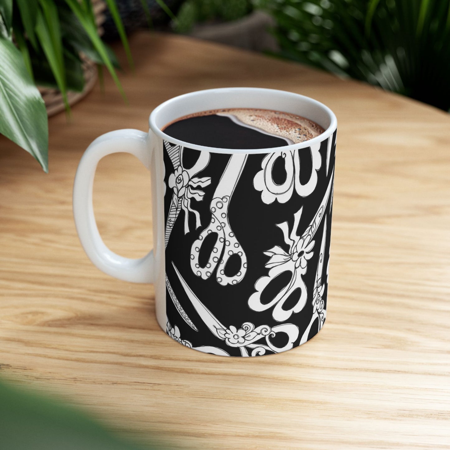 Scissor Blizzard Black / White Cup