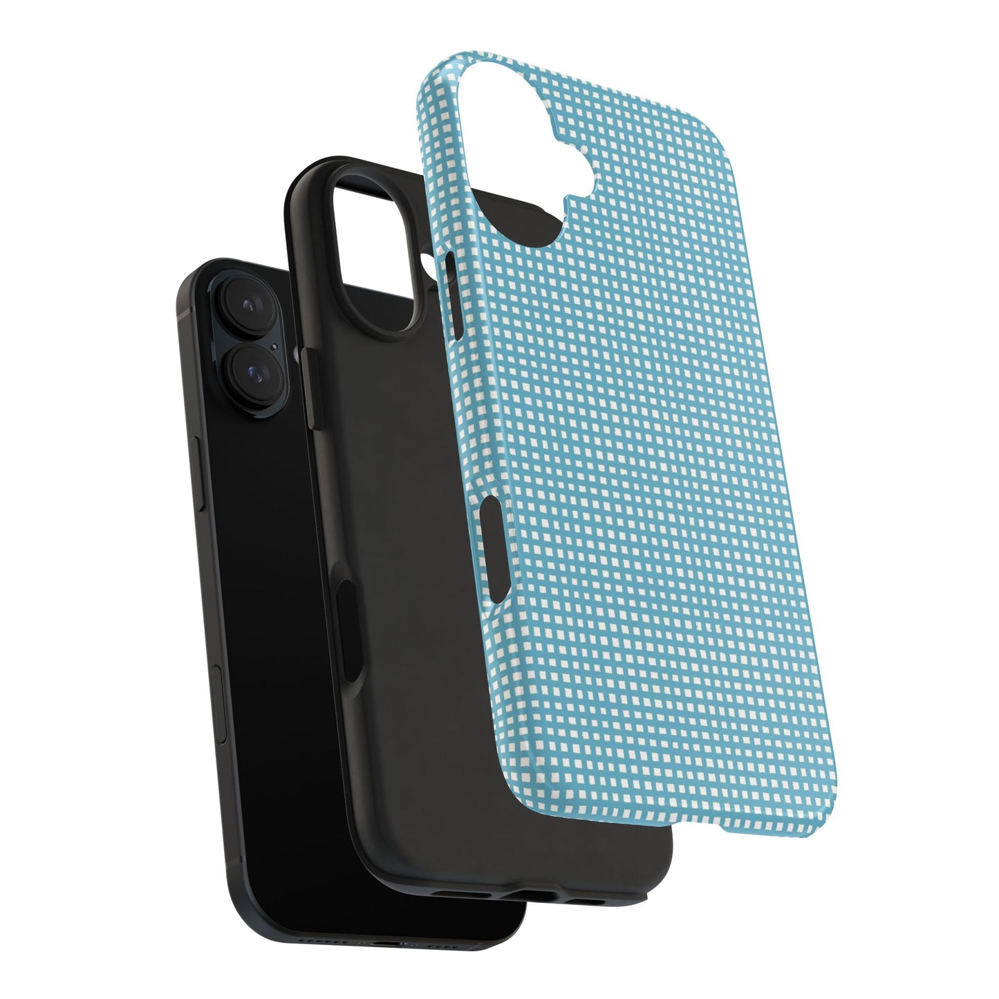 Chipper Check Turquoise Phone Case