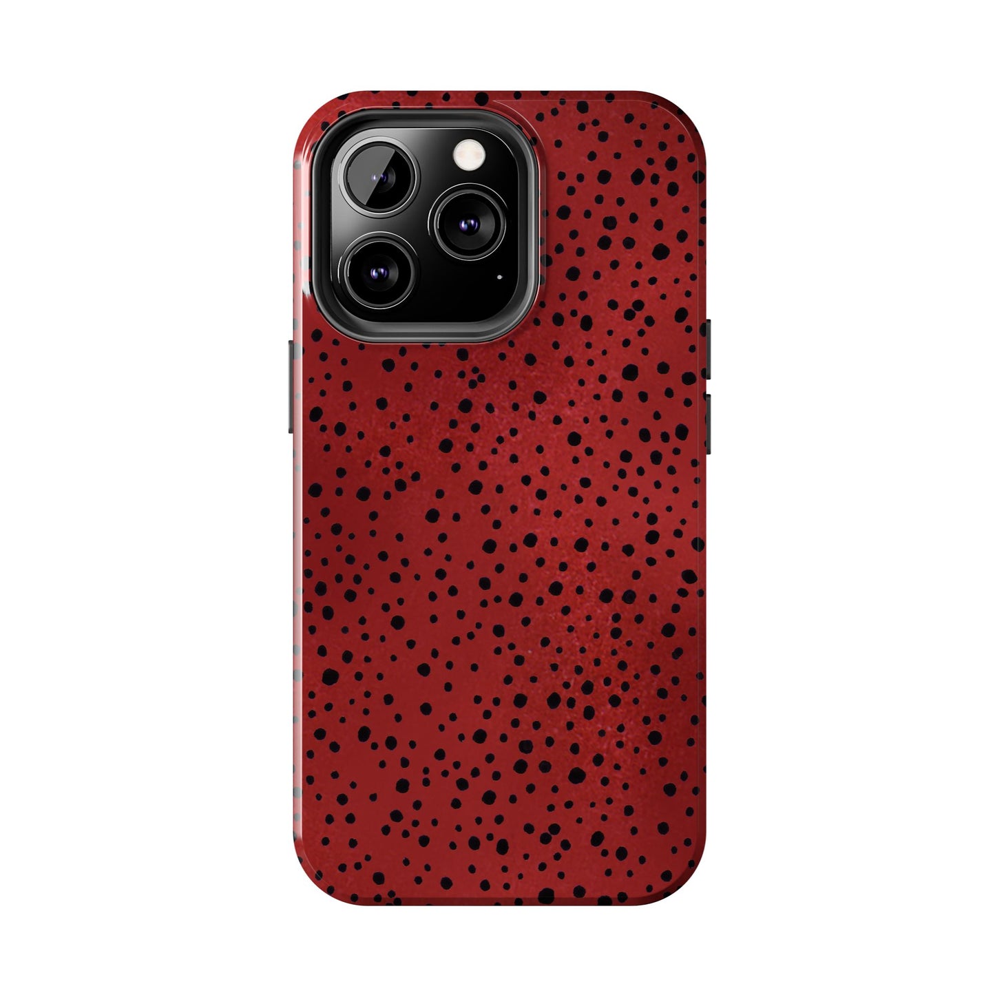 Pepper Dots Red / Black Phone Case