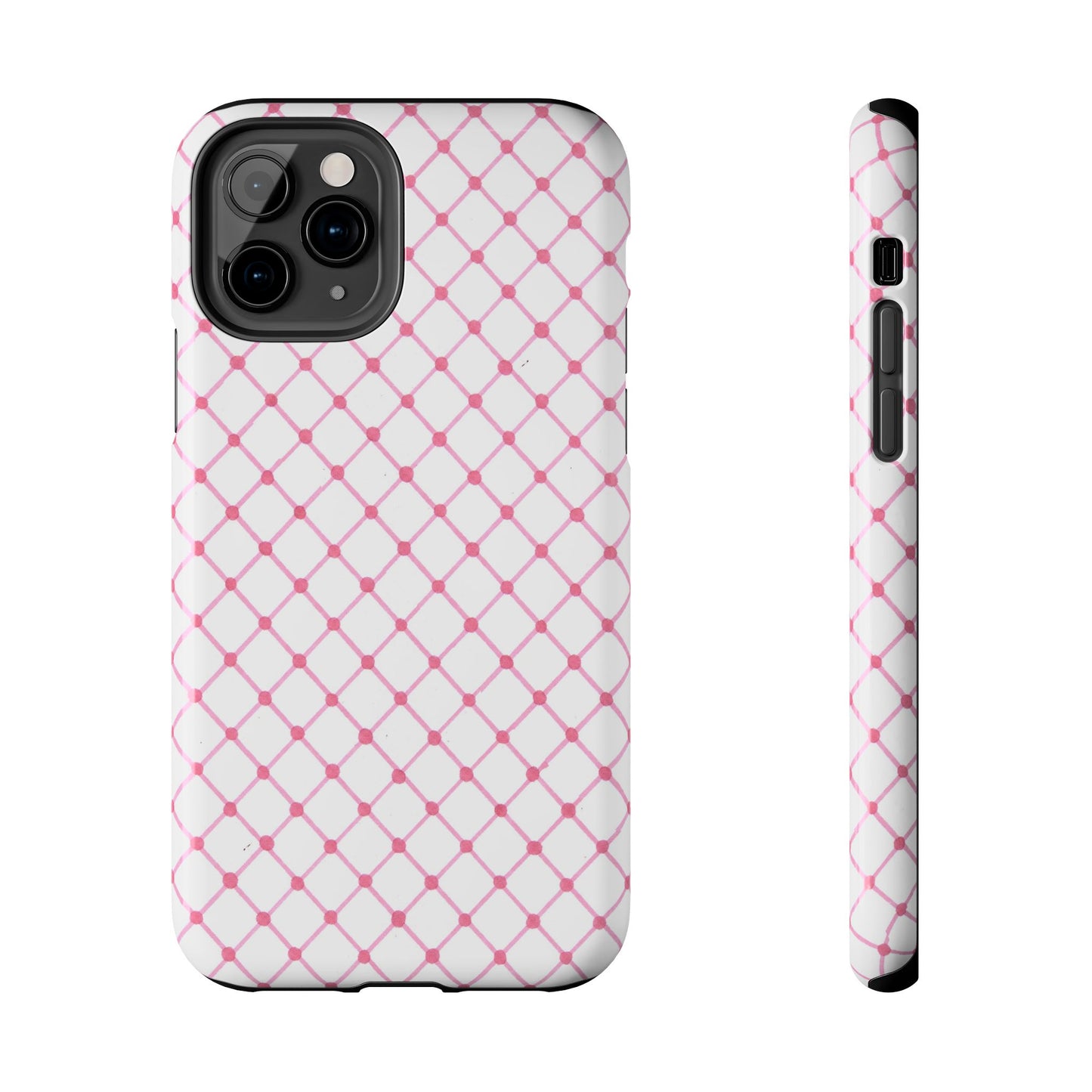 Cyclone Fence White / Pink Phone Case