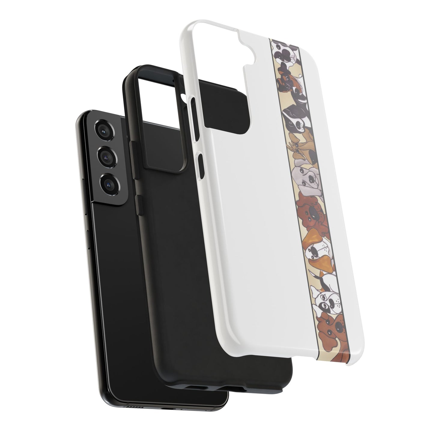 Doggie Delight Border Phone Case