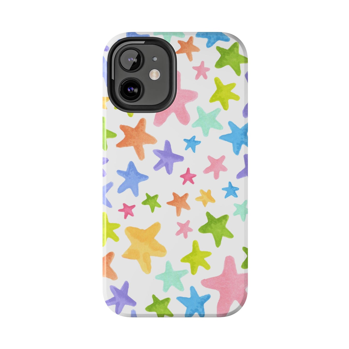 Happy Stars White Phone Case