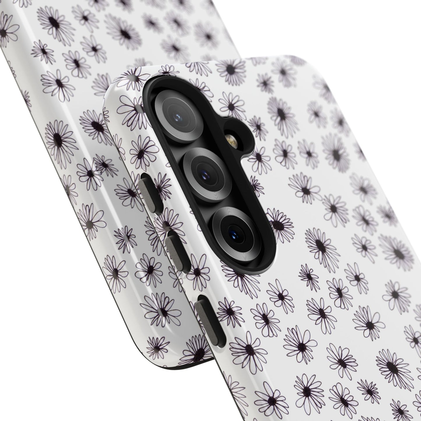 Random Daisy White / Black Phone Case