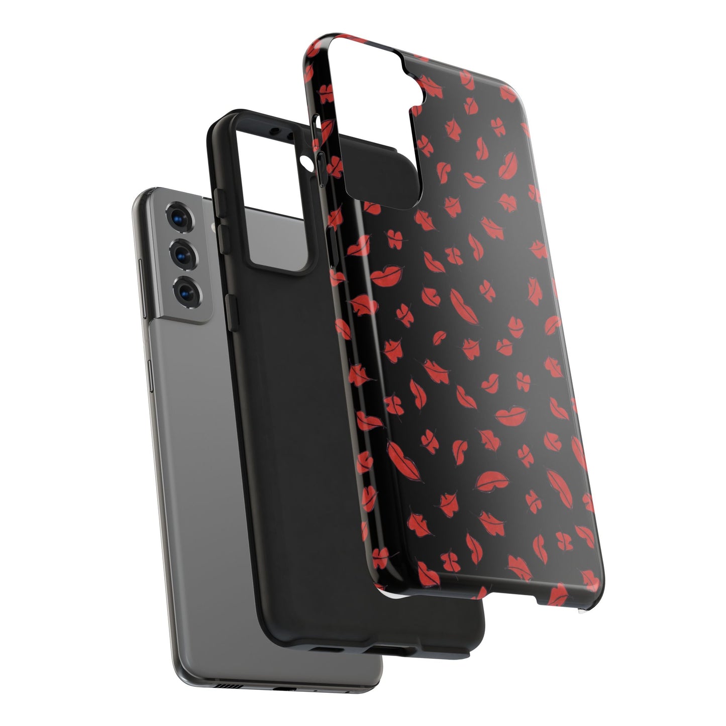 Autumn Lips Black Phone Case