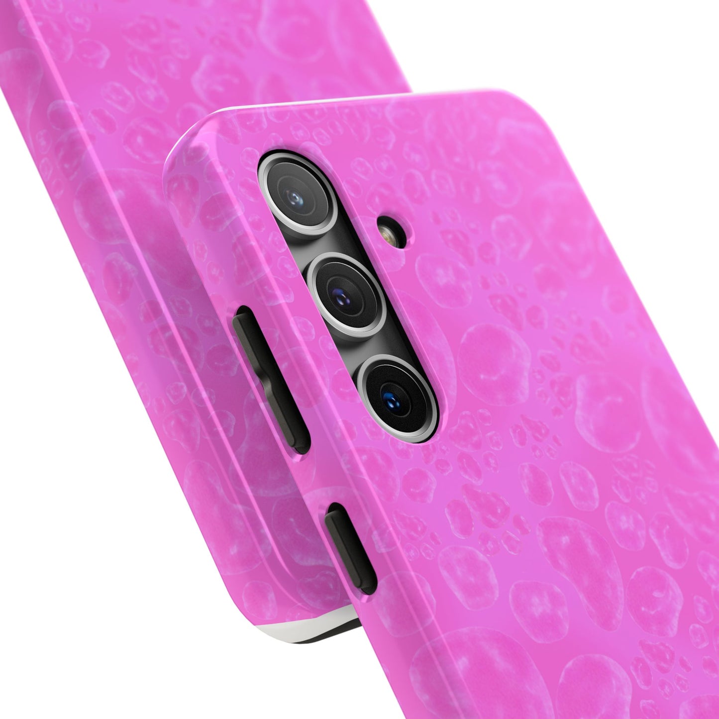 Paw Dots Cerise Phone Case
