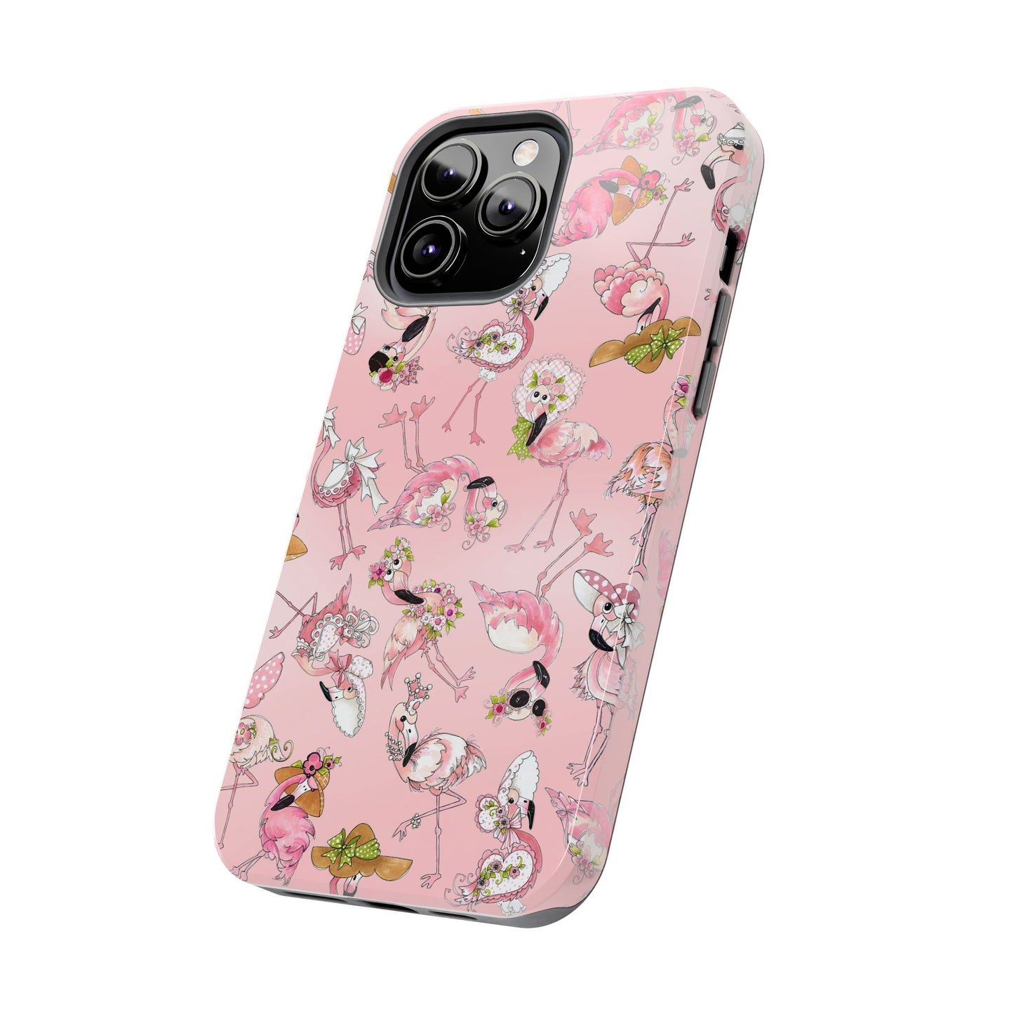 Tossed Flams Pink Phone Case