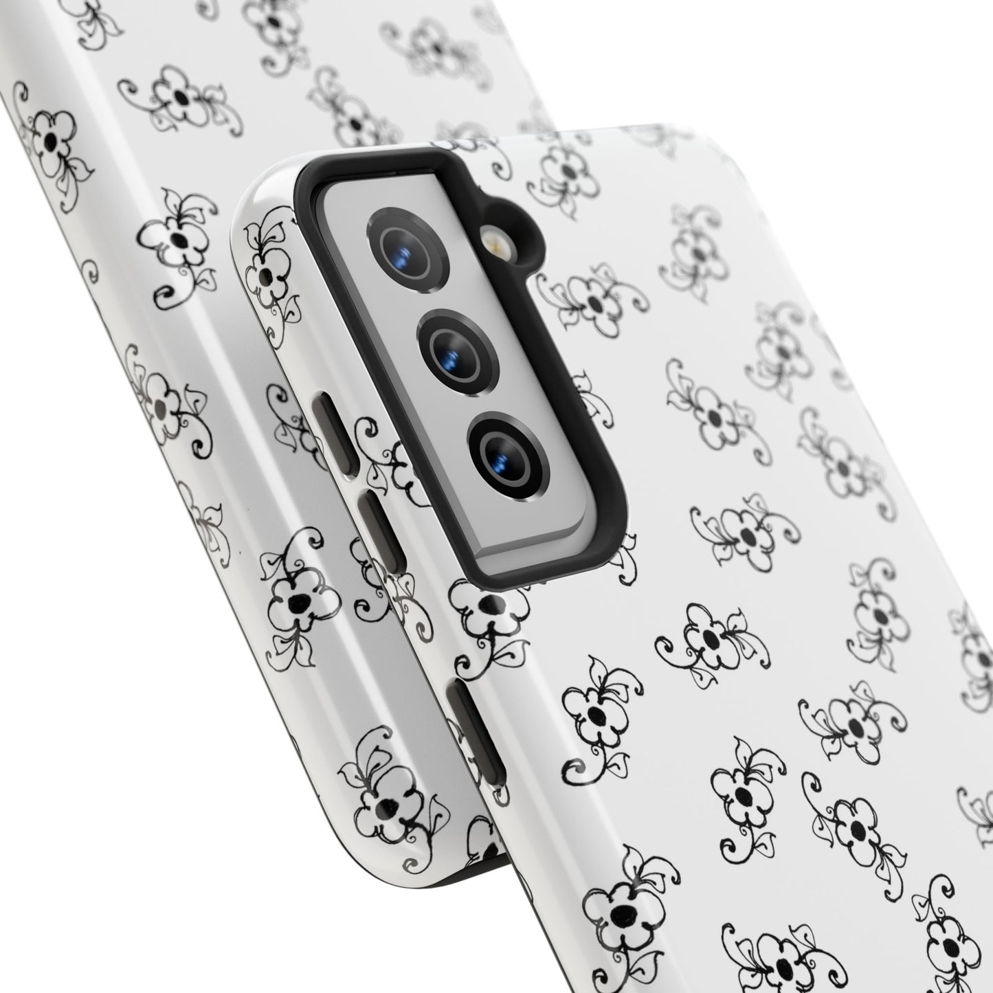 Favorite Daisies White / Black Phone Case