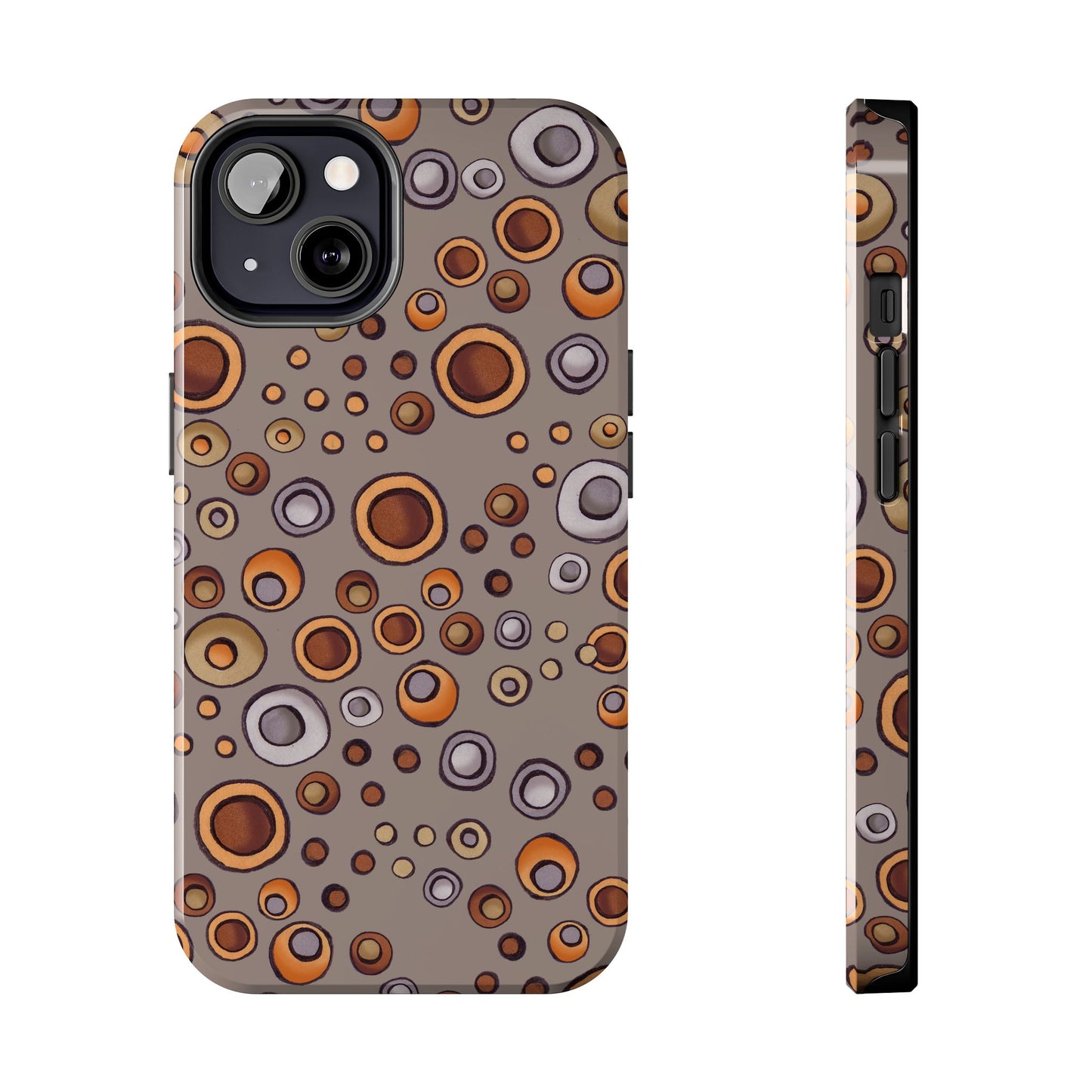 Doggy Dots Gray Phone Case