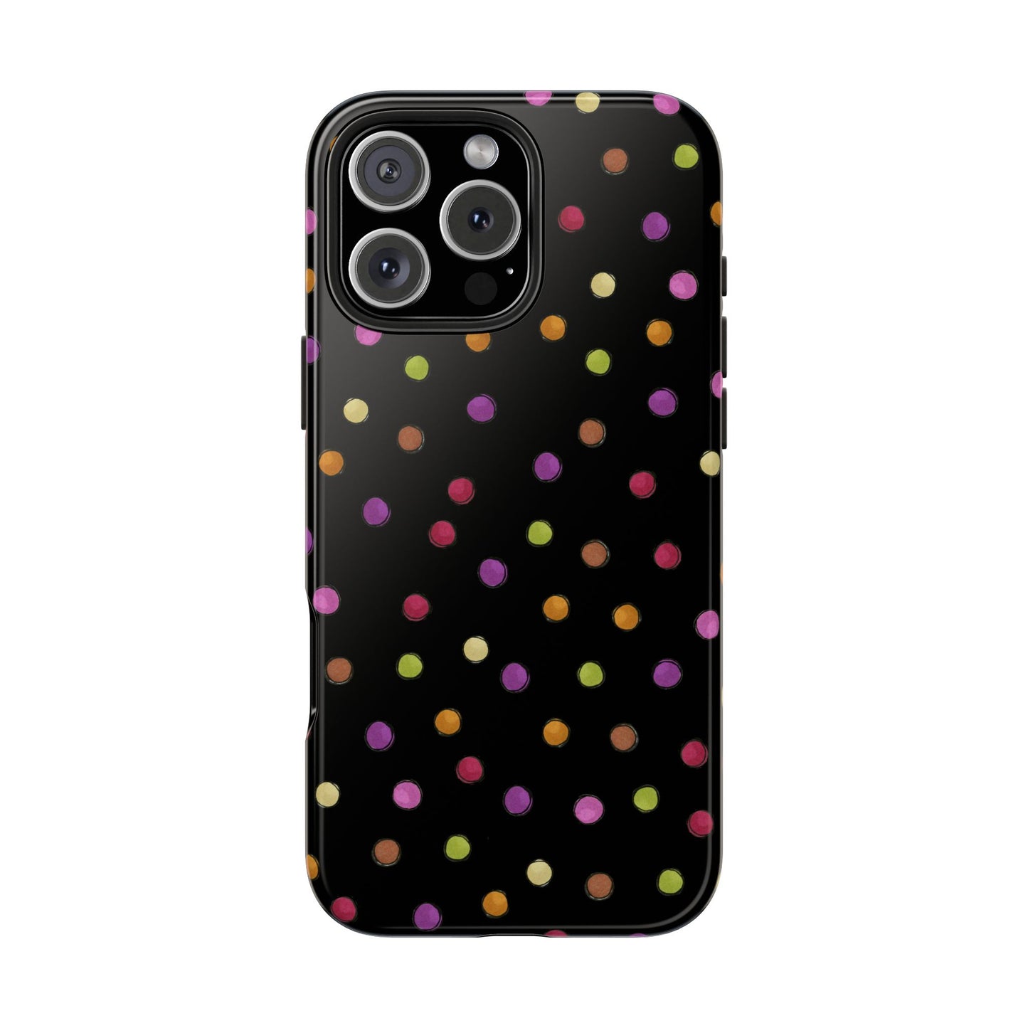 Tea Dot Black Phone Case