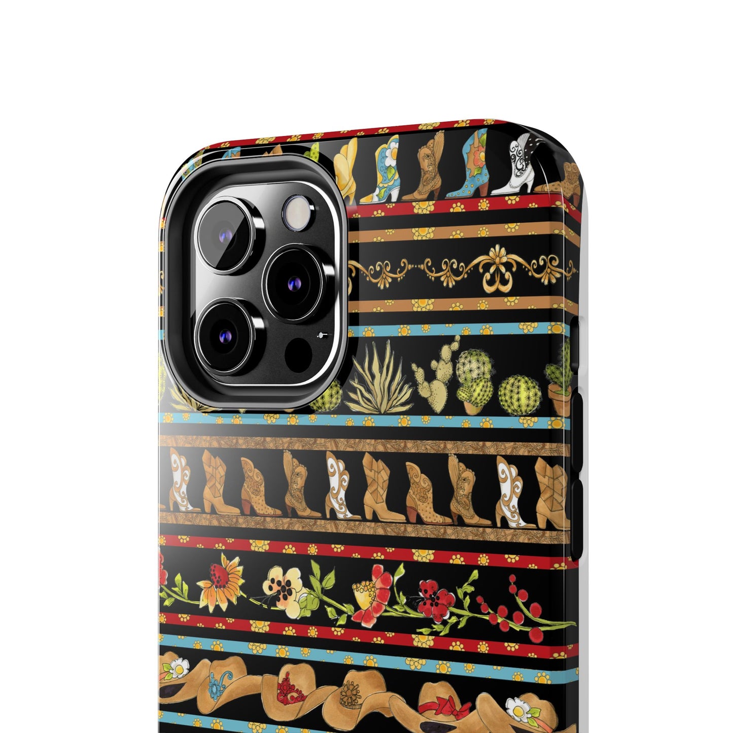 Whoa Borders Black Phone Case