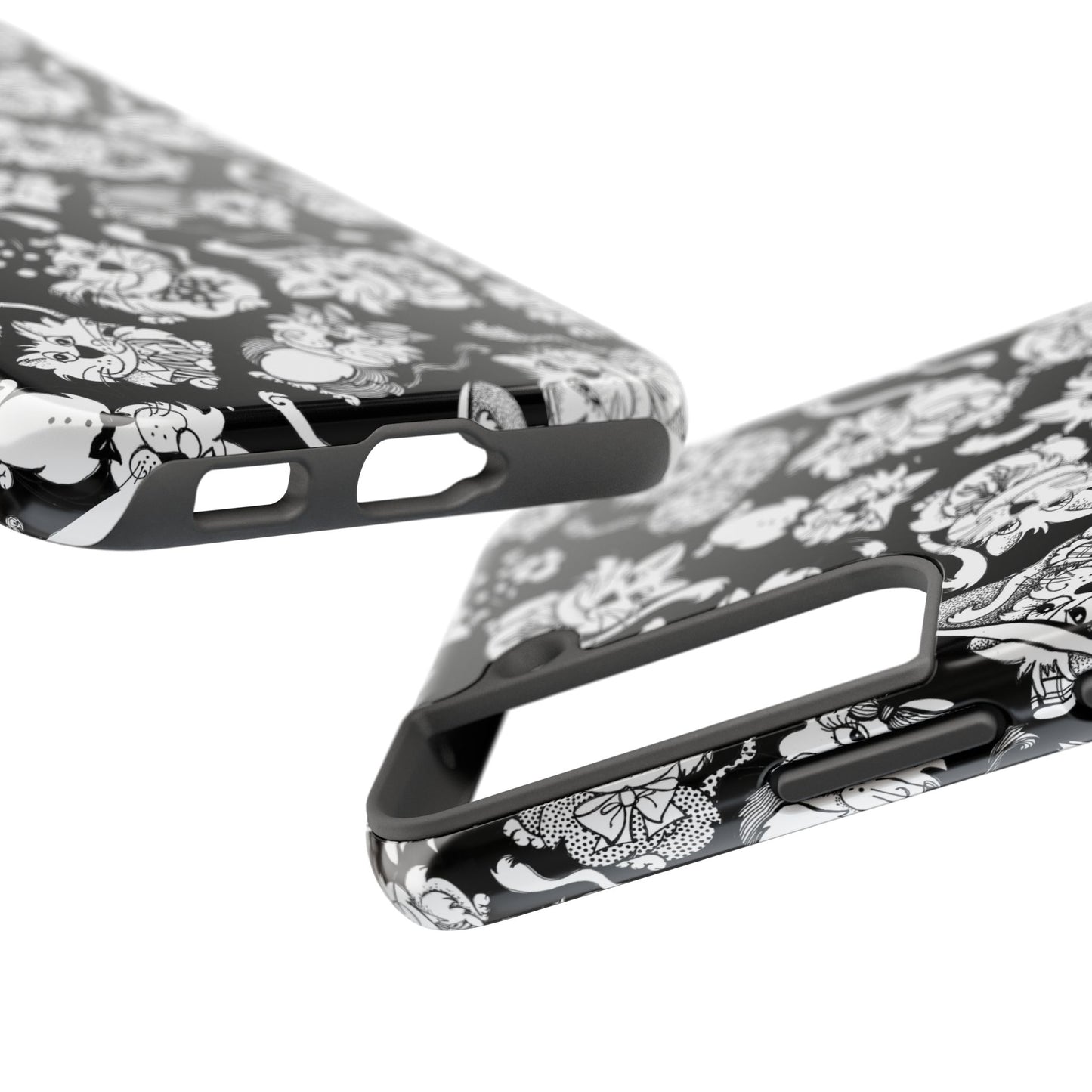 So Kitties Tossed Black Phone Case