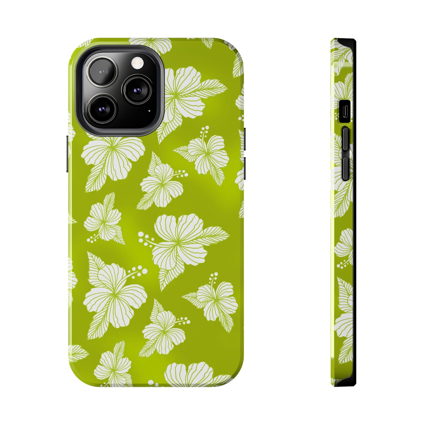 Hibiscus Green Phone Case