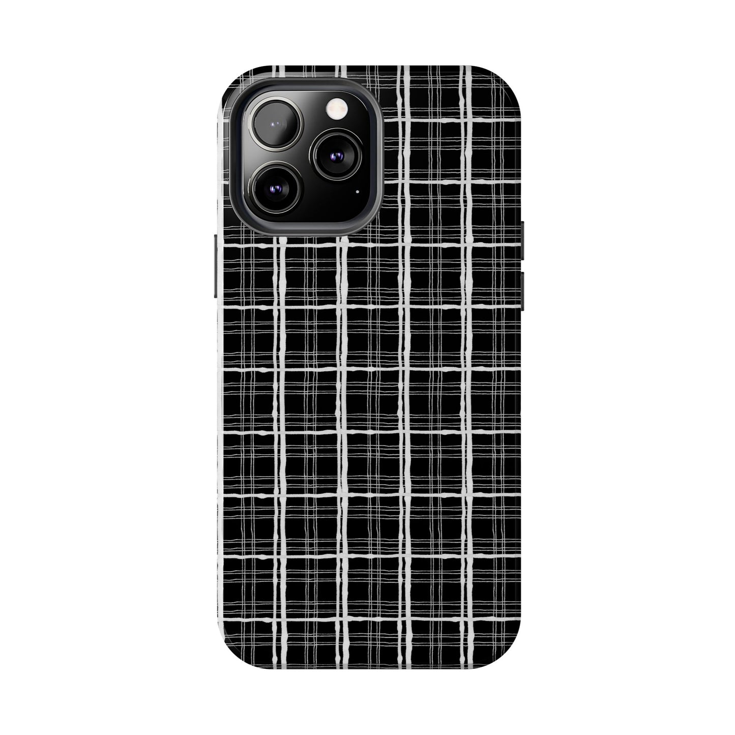 Sophistiplaid Black / White Phone Case