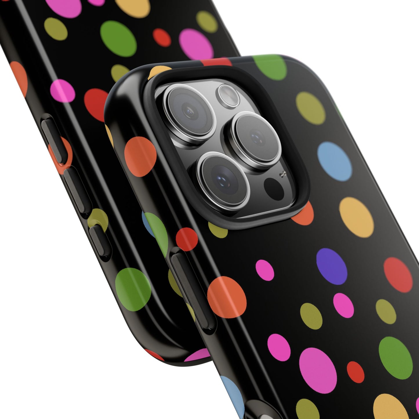 Dot Assortment Black Phone Case