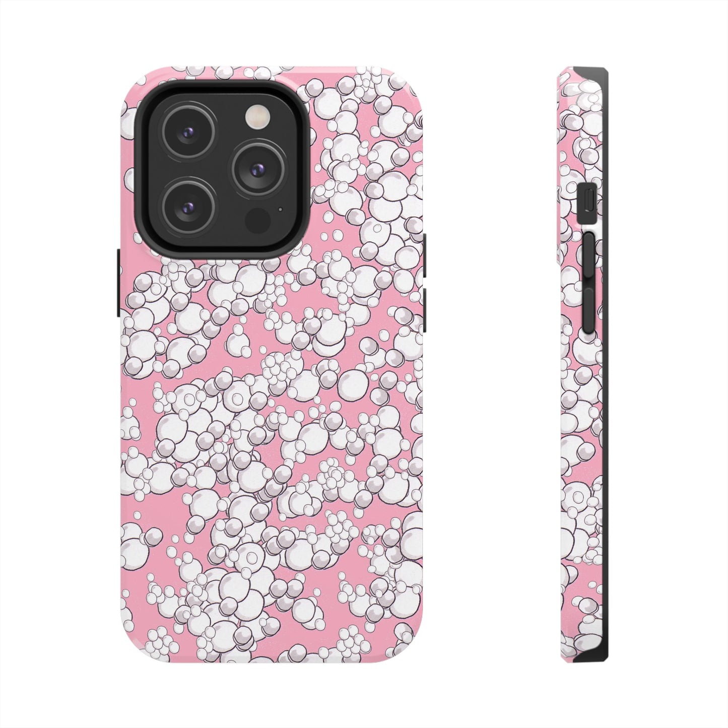 Bubble Dots Pink Phone Case