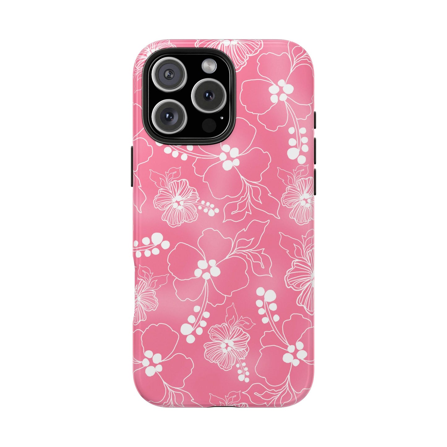 Lacey Hibiscus Pink Phone Case