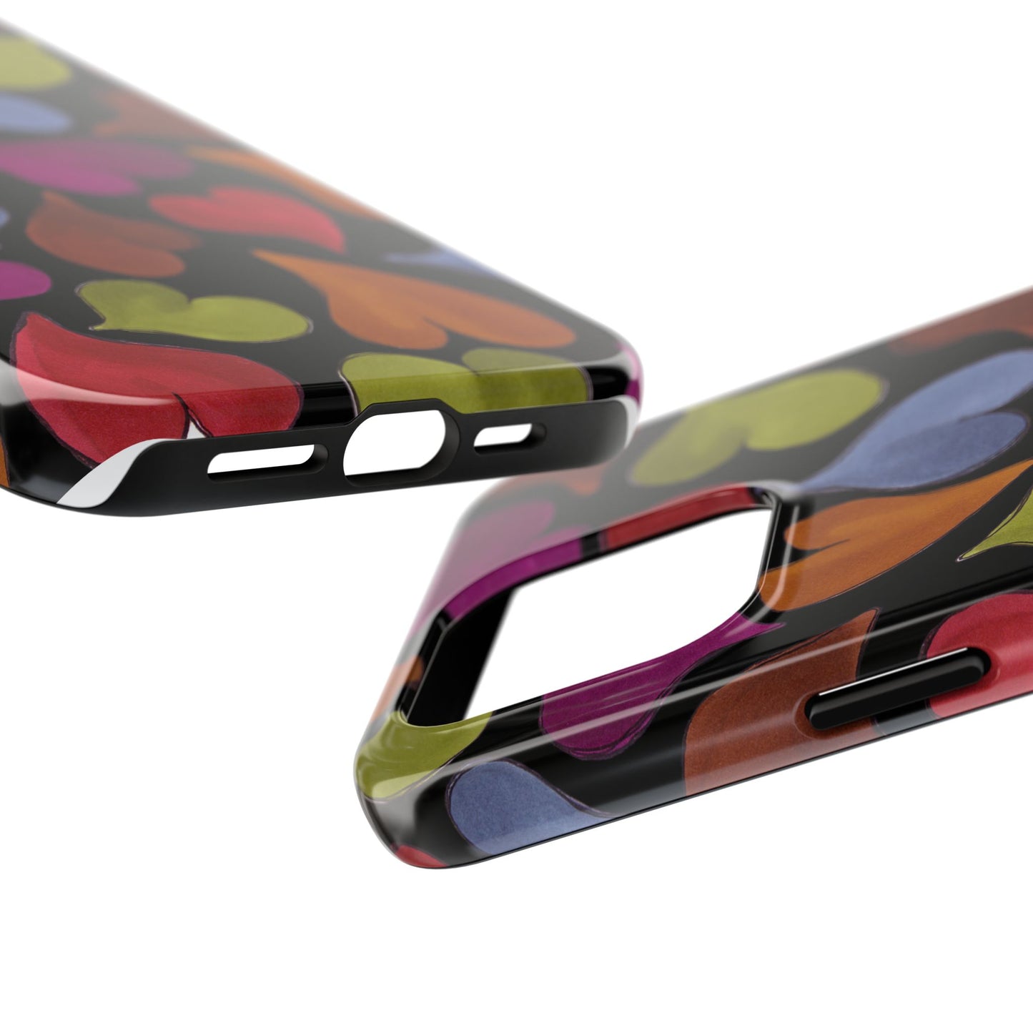 Big Hearted Black Phone Case