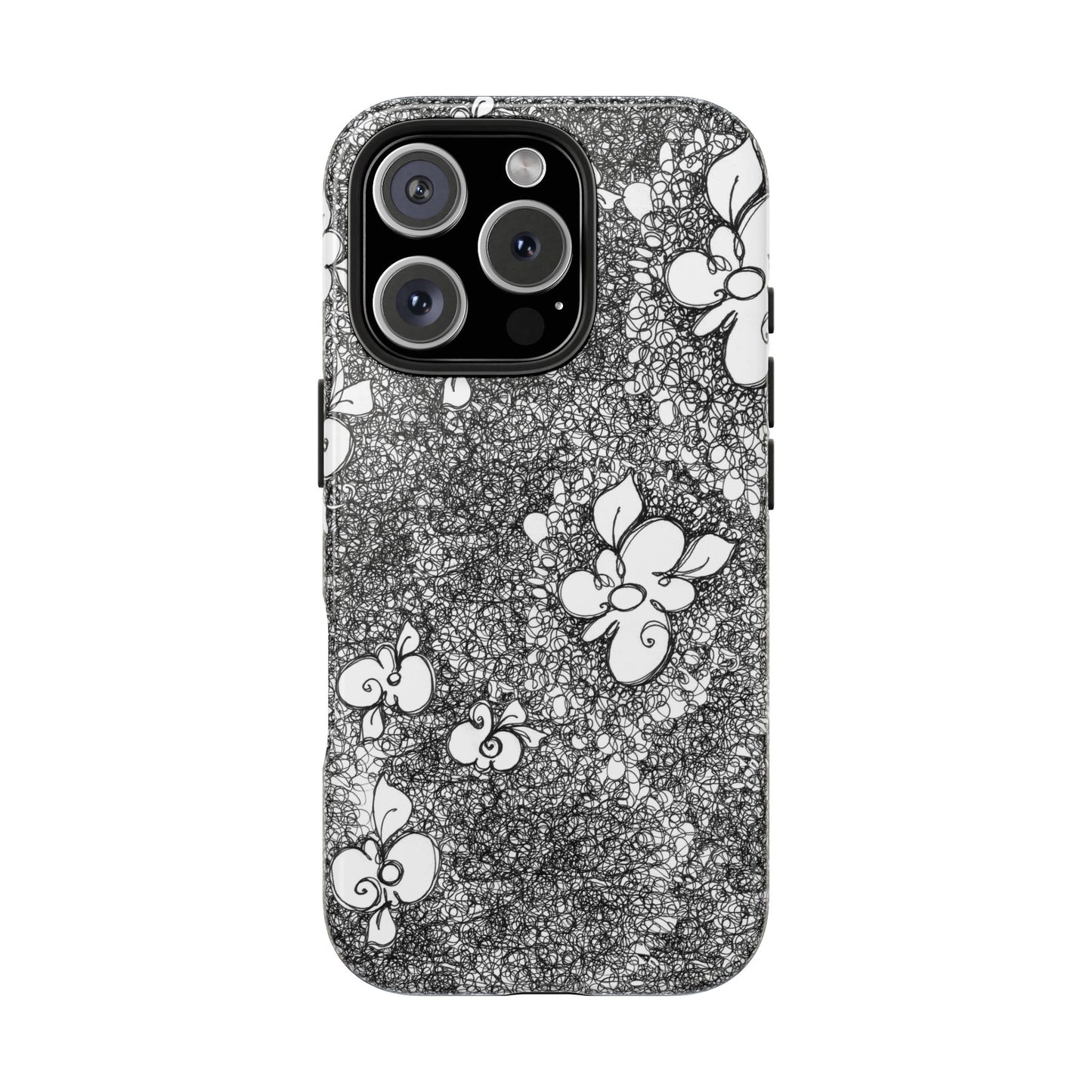 Flower Scribbles Phone Case