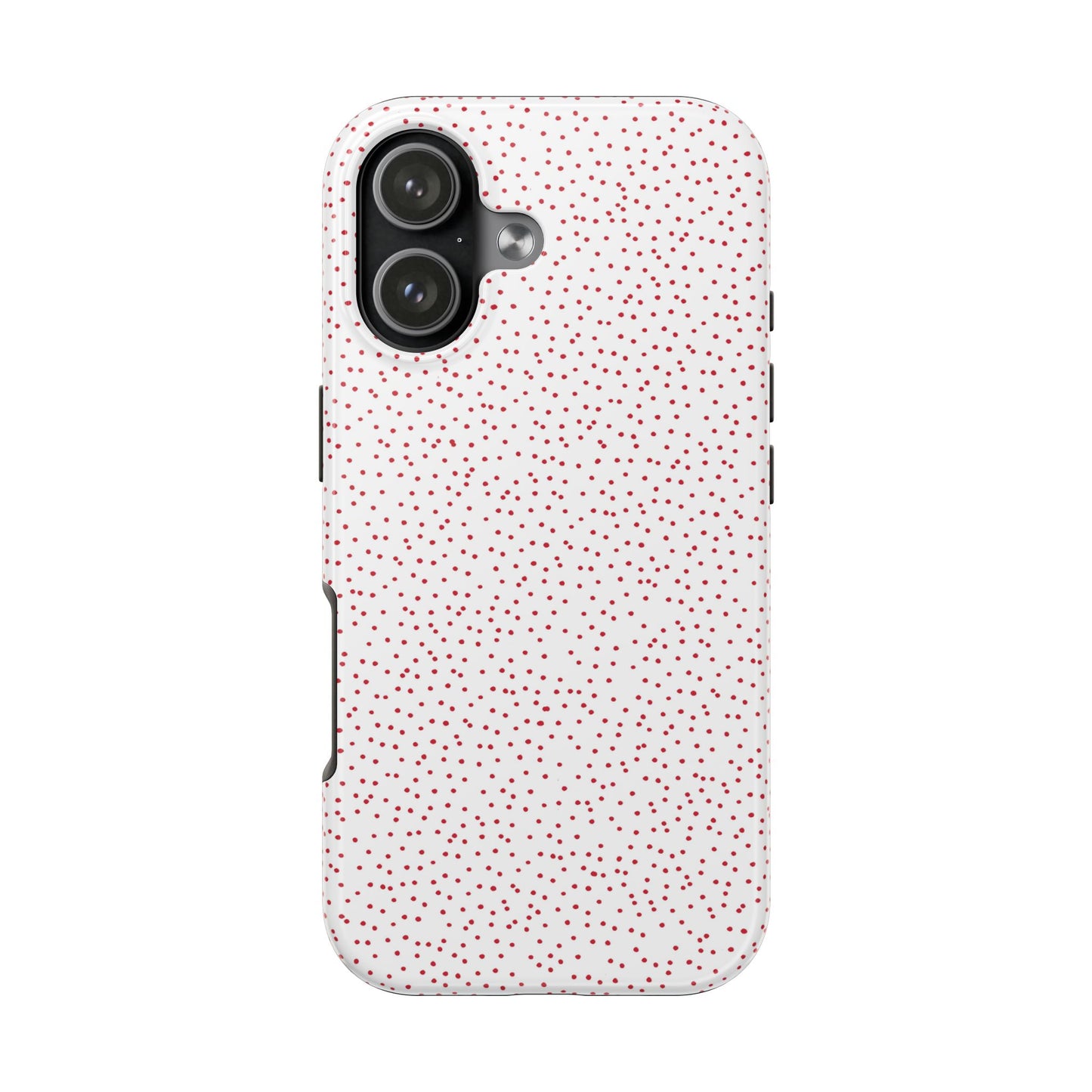 Dinky Dots White / Red Phone Case