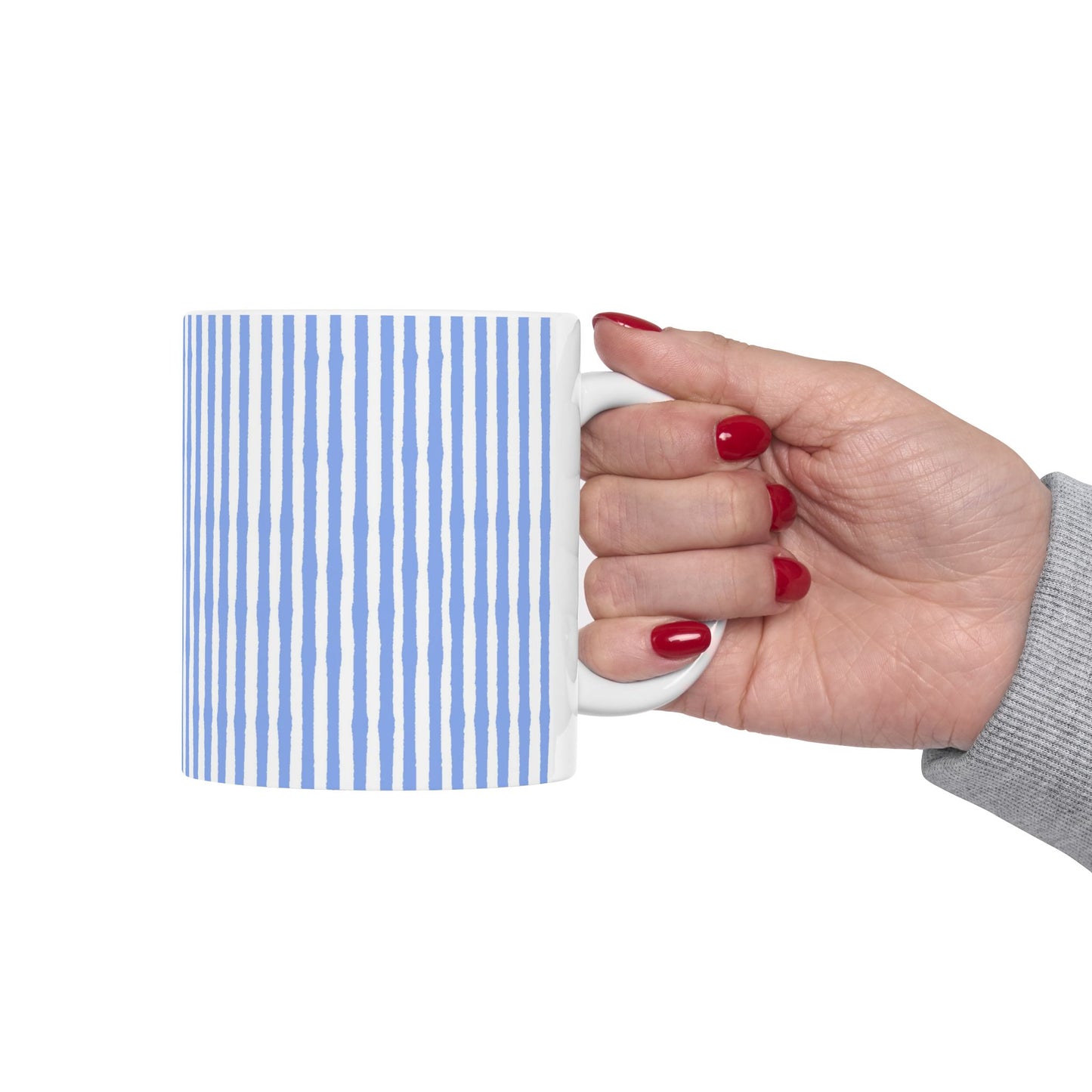 Lazy Stripe Blue / White Cup