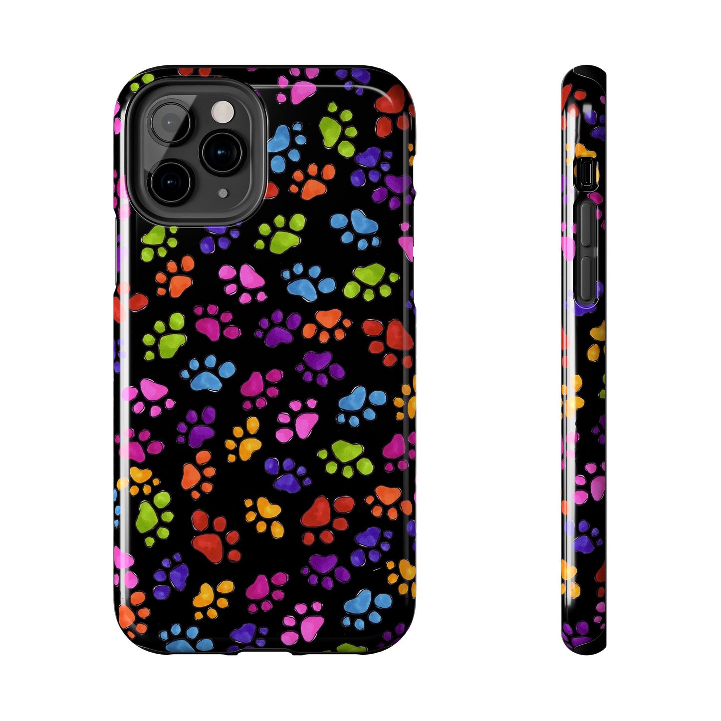 Fancy Paws Black Phone Case
