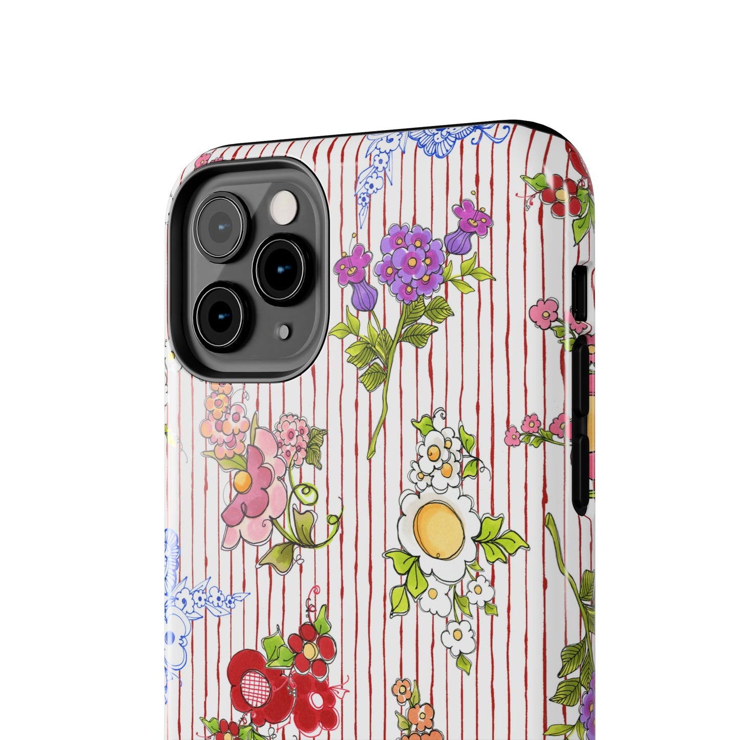 Mixed Bouquets Red / White Phone Case