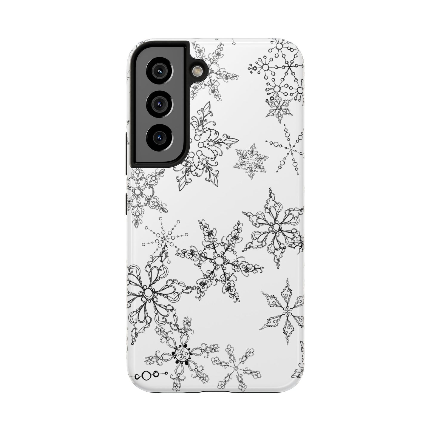 Random Flakes White Phone Case