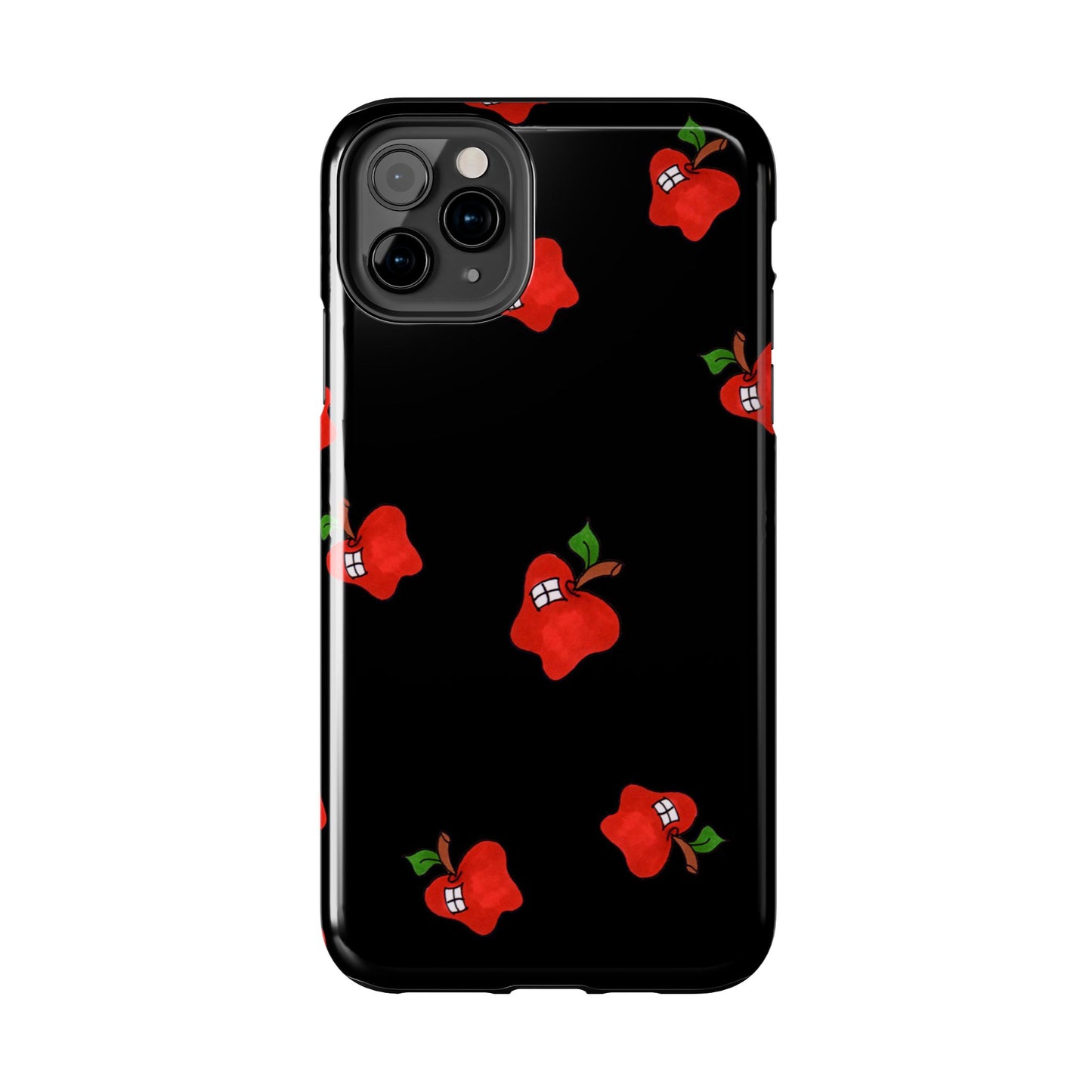 Flying Apples Black Phone Case