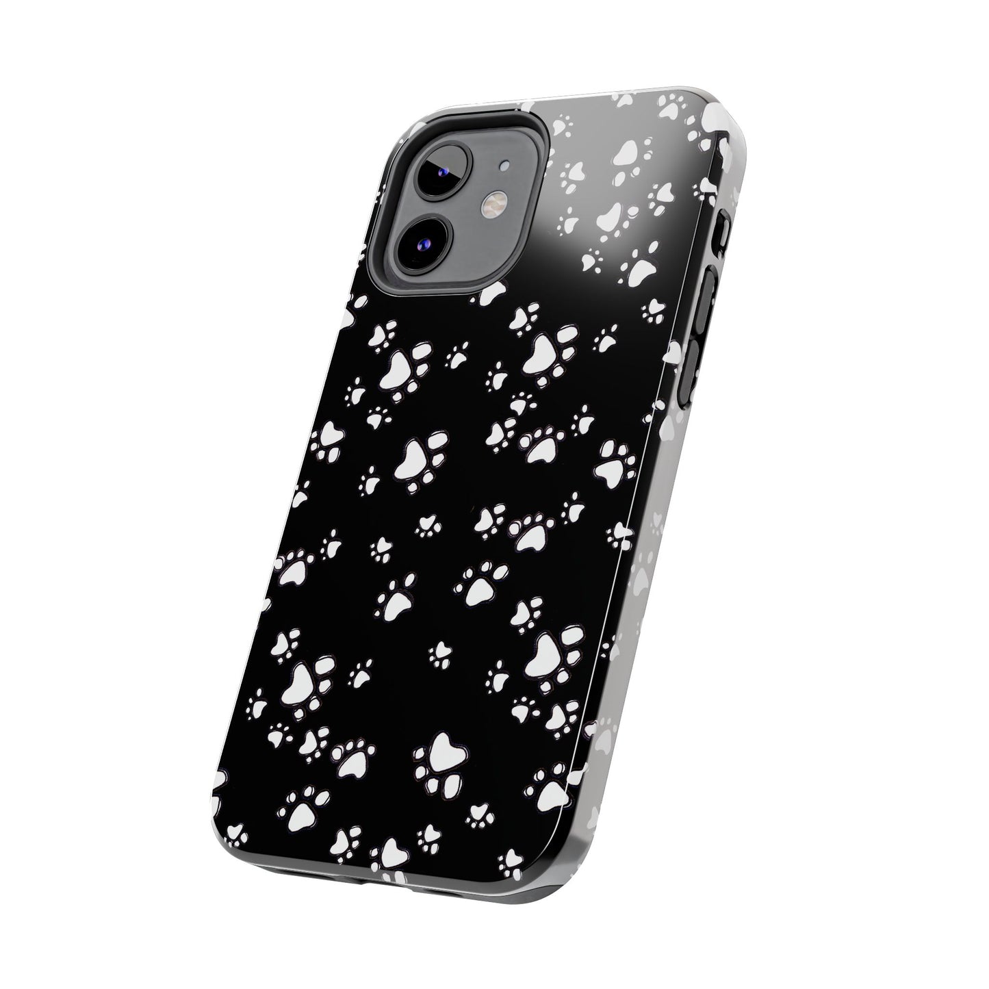 Paw Flakes Black Phone Case