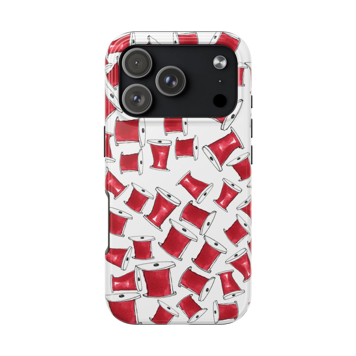Red Thread White Phone Case