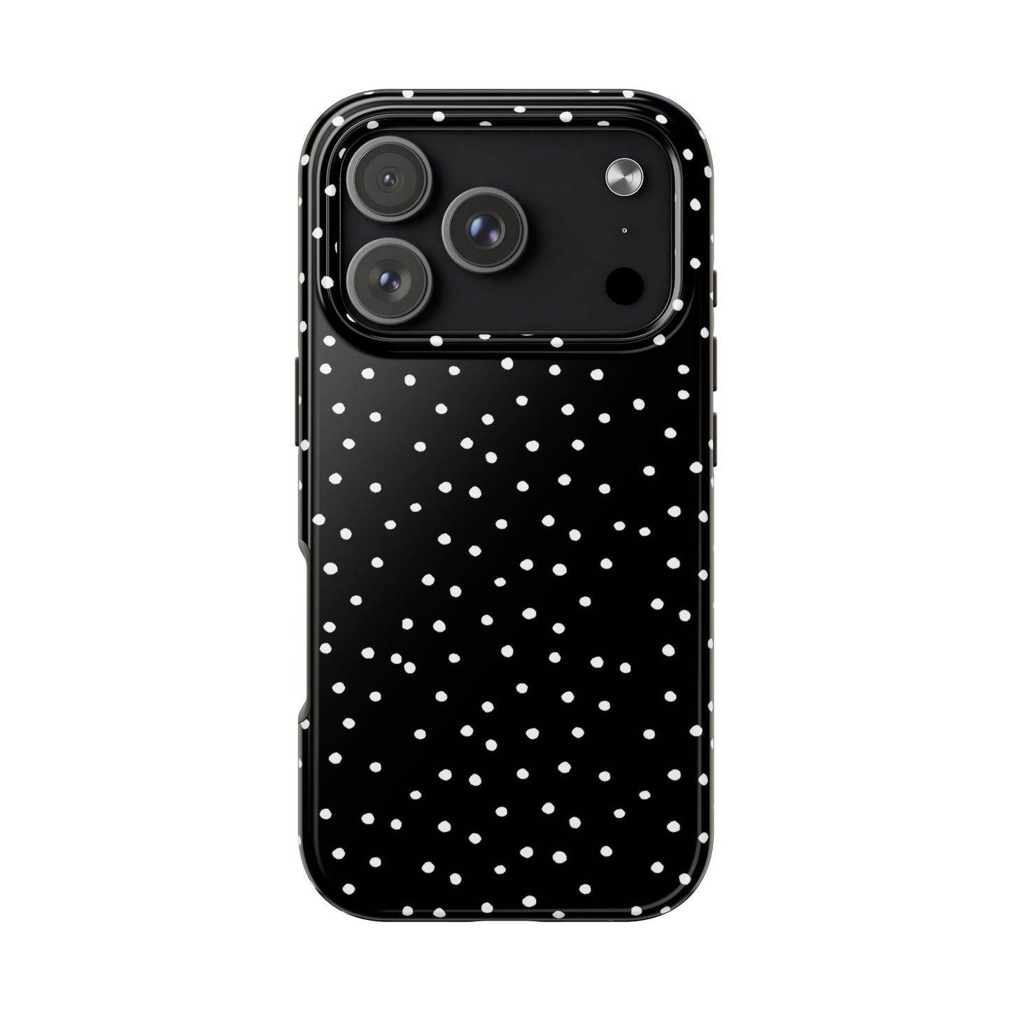 Dinky Dots Black / White Phone Case