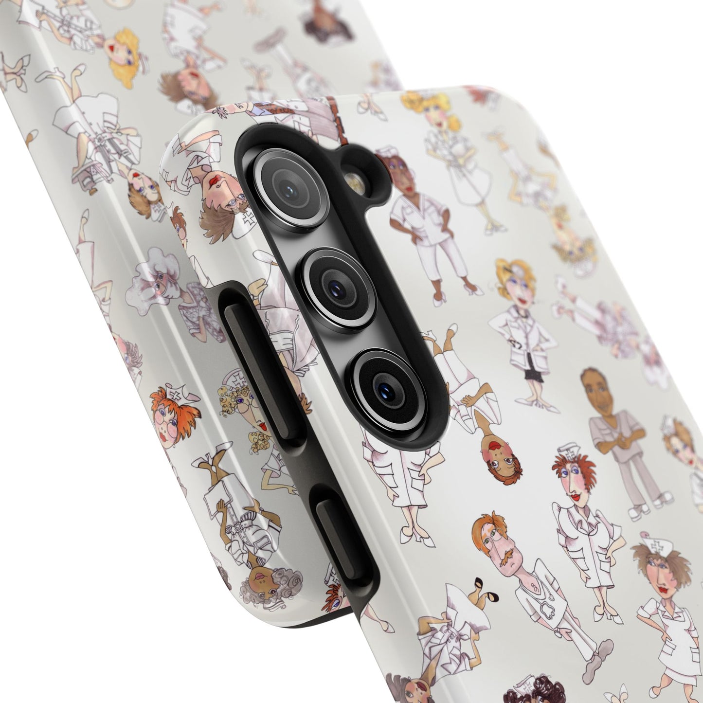 Tossed Nurses Gray Phone Case