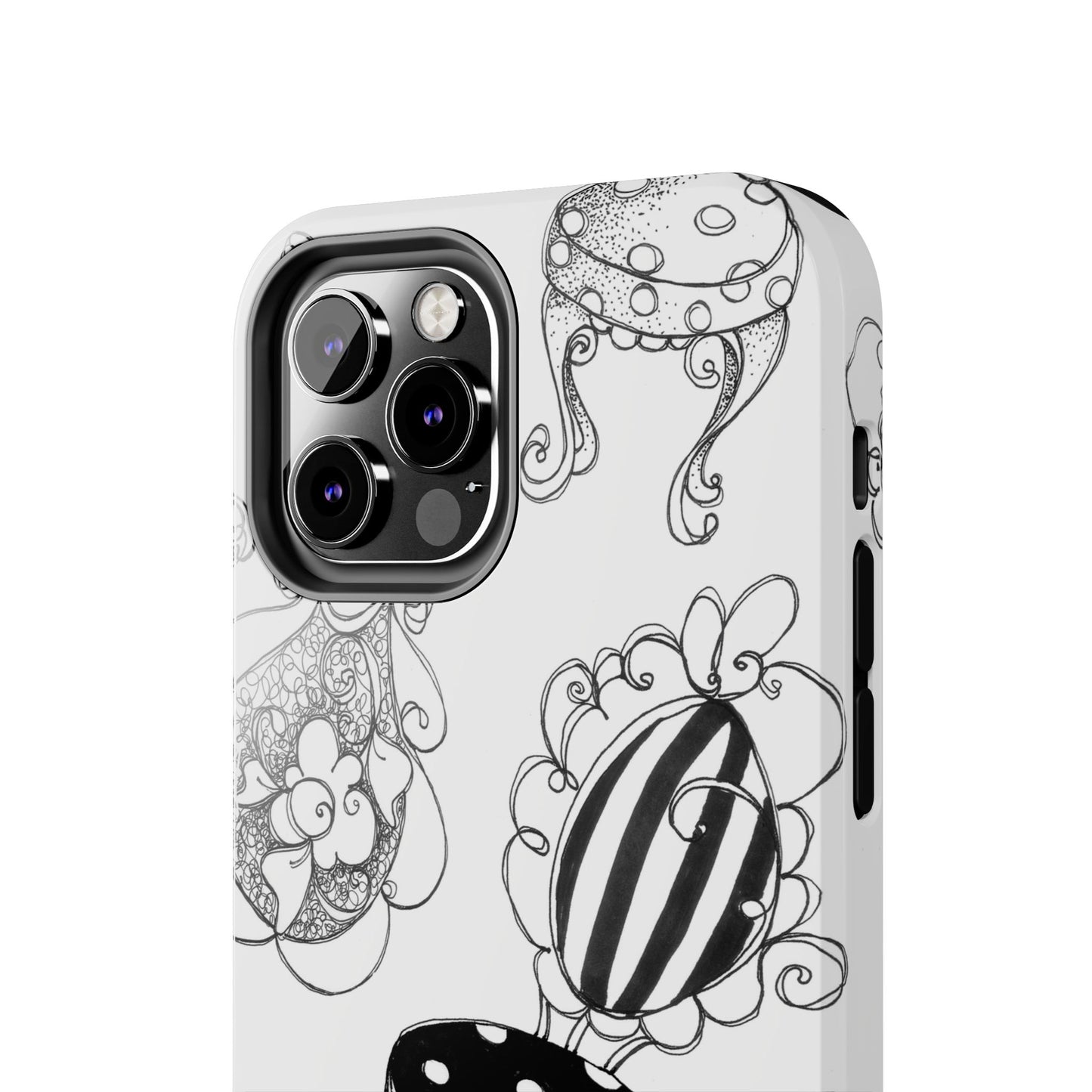Bistro Chairs White Phone Case