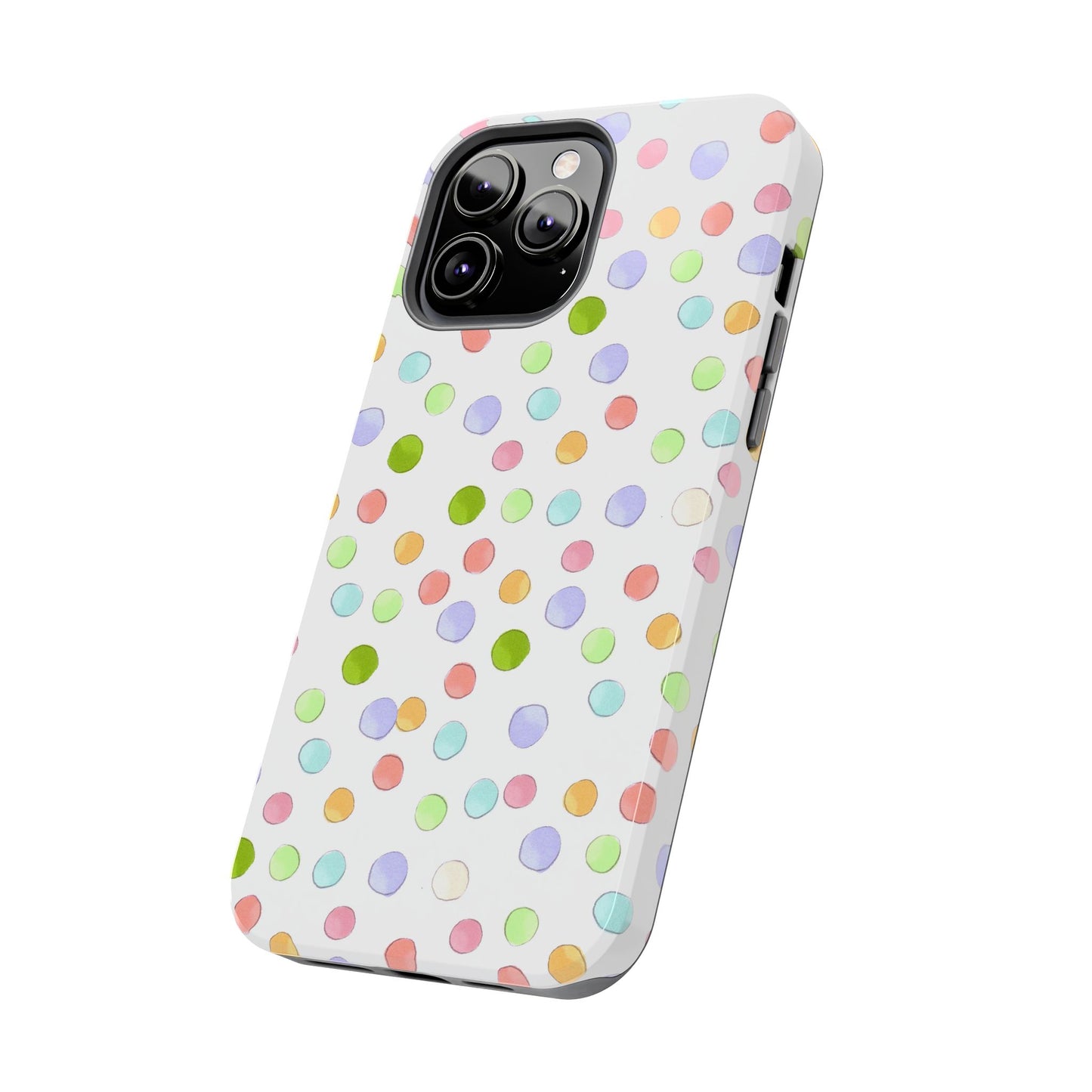 Happy Dots White Phone Case
