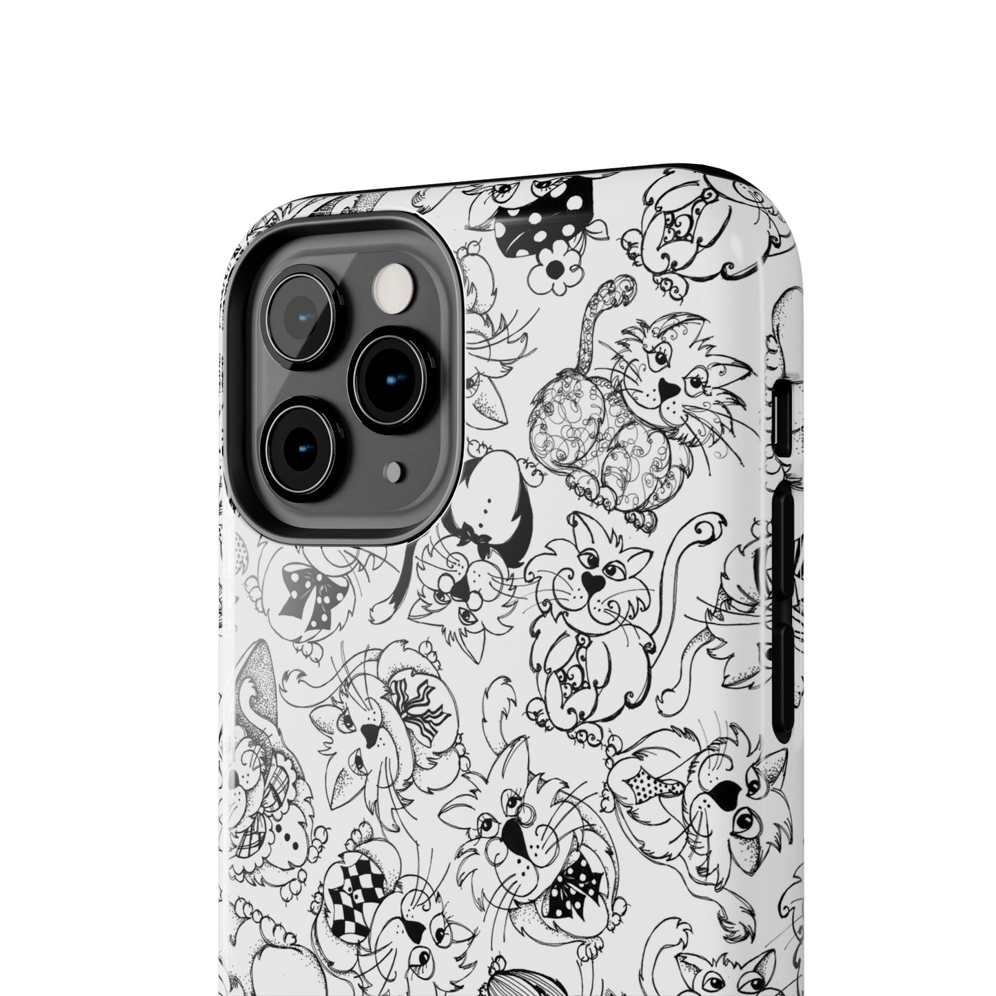 So Kitties Tossed White Phone Case