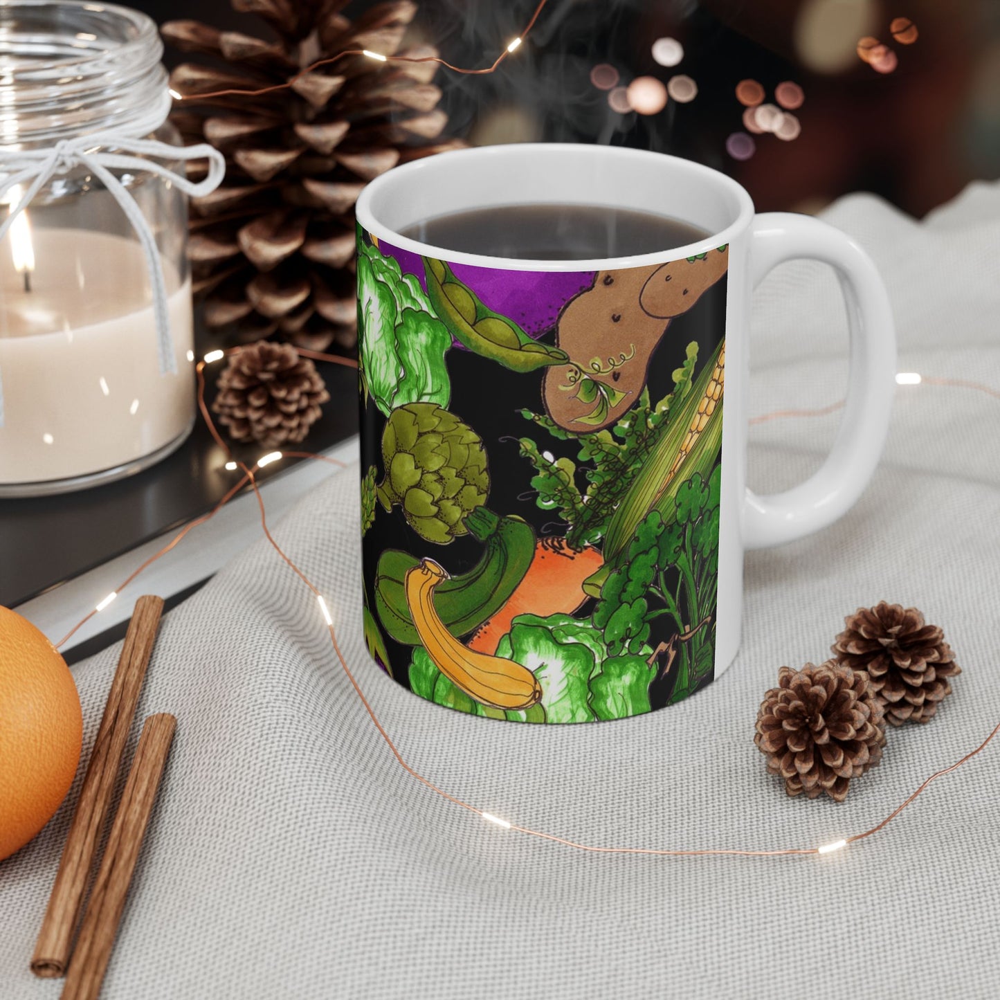 Veggie Jungle Black Cup