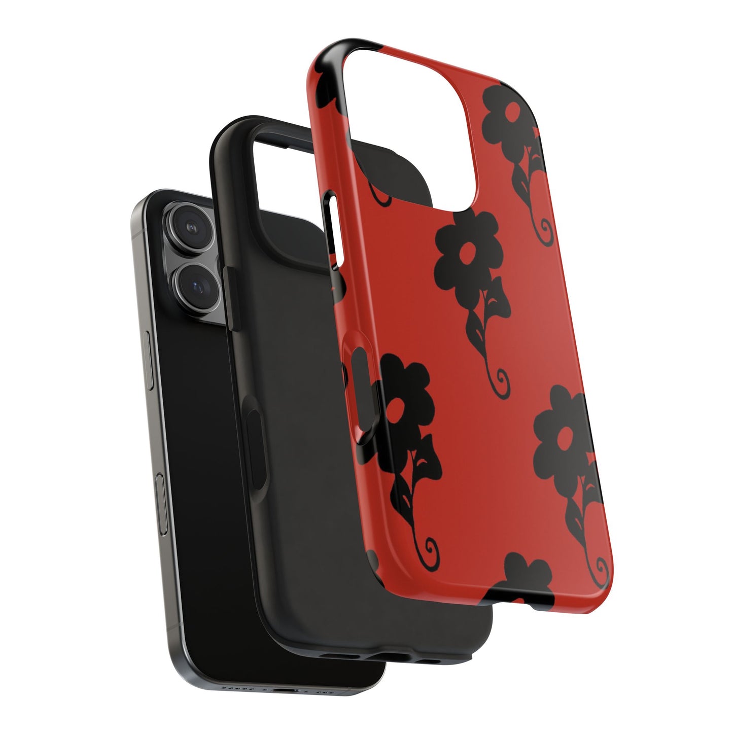 Daring Daisy Red Phone Case