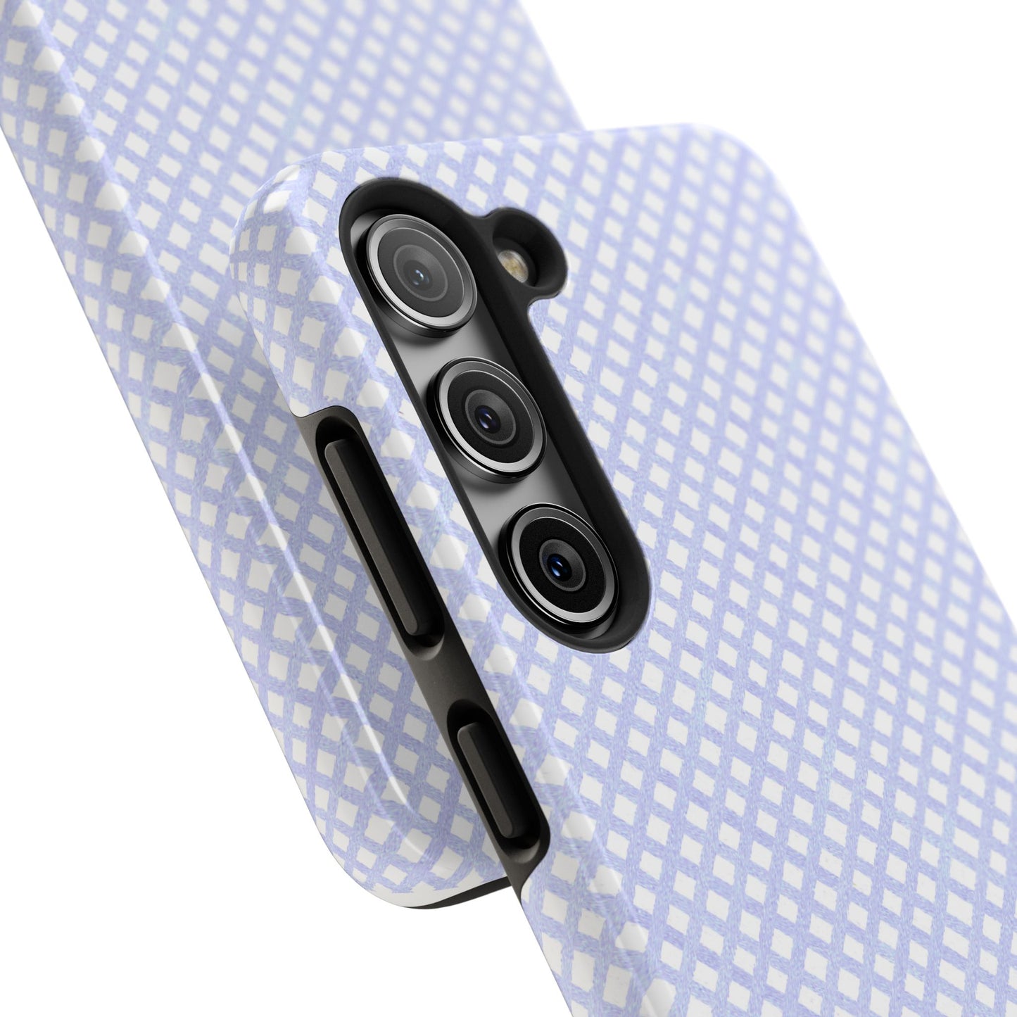 Bias Check Light Blue Phone Case