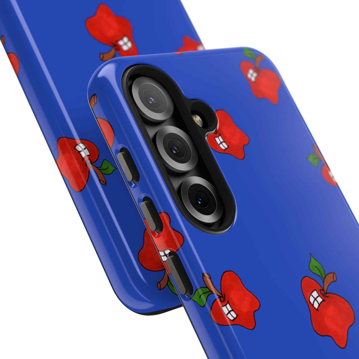 Flying Apples Blue Phone Case