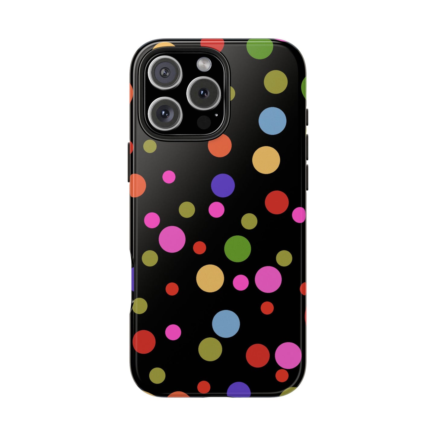 Dot Assortment Black Phone Case
