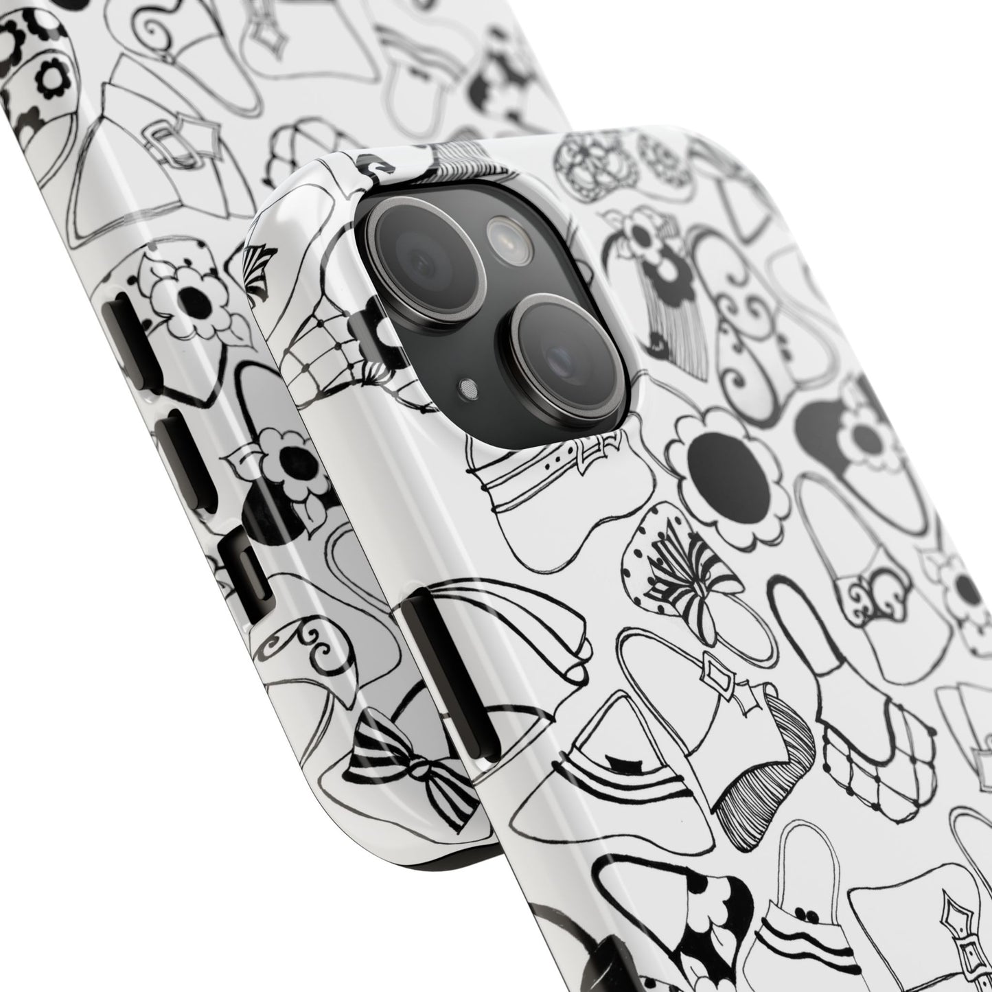 Handbags White / Black Phone Case