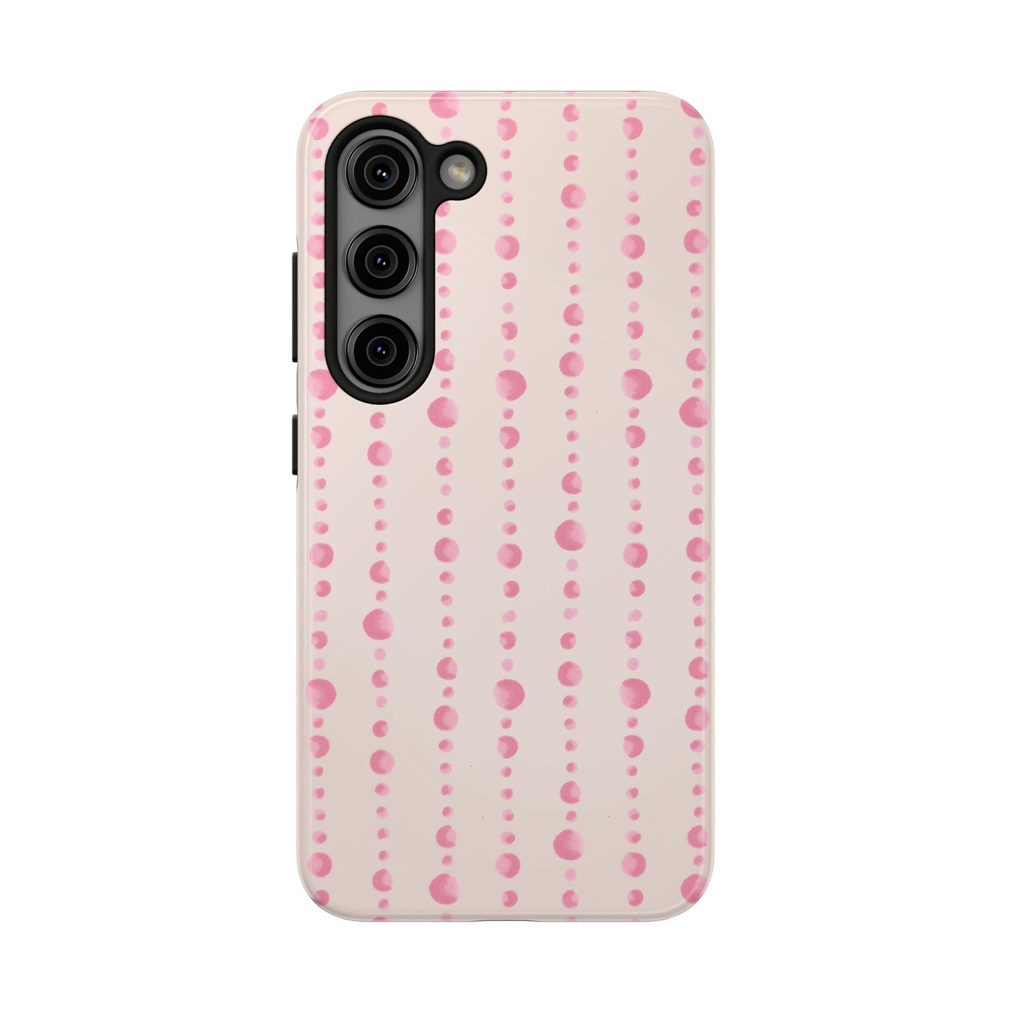 Beaded Curtain Vanilla / Pink Phone Case
