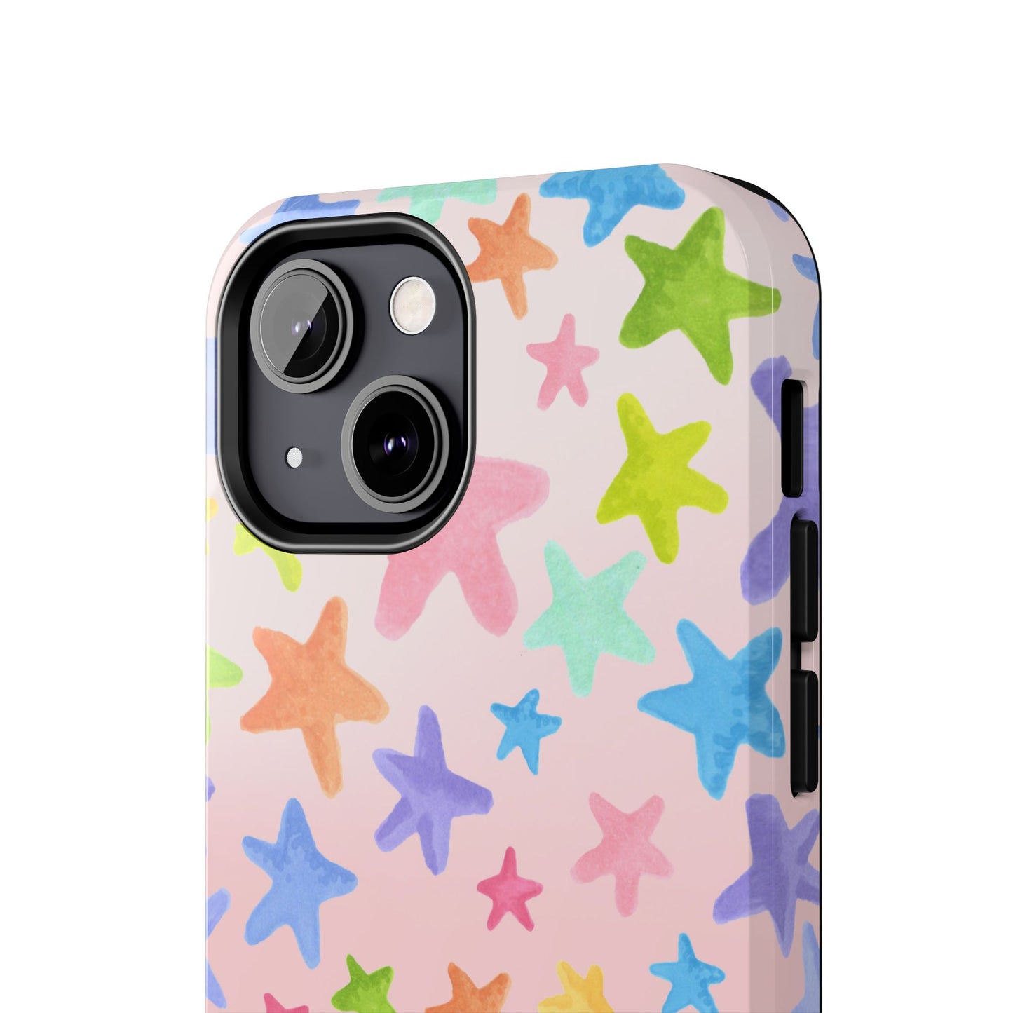 Happy Stars Pink Phone Case
