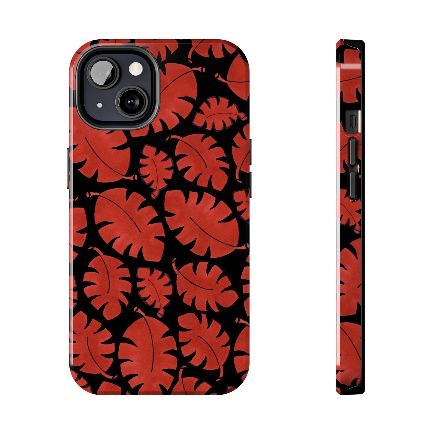 Red Bananas Black Phone Case