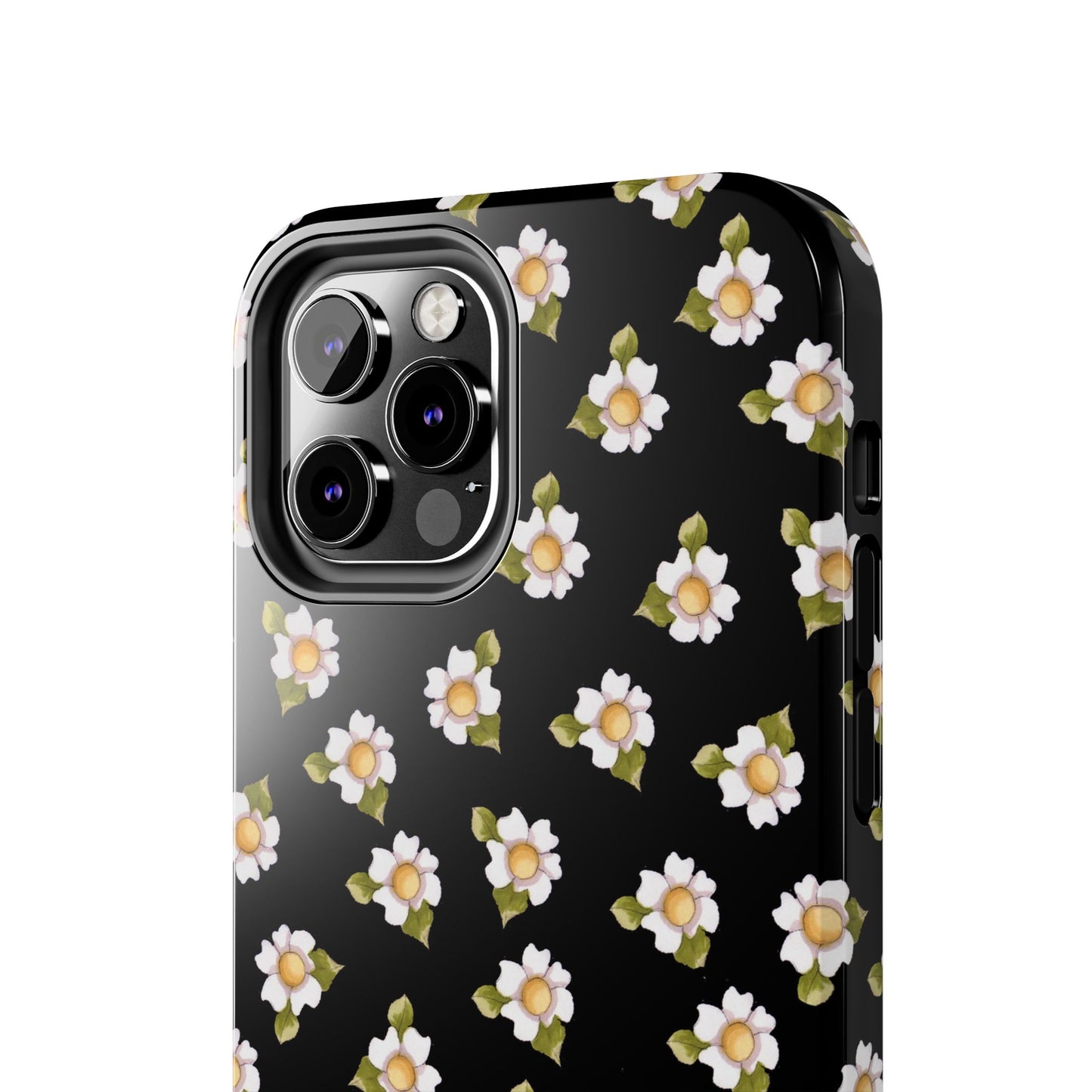 Daisies Black Phone Case